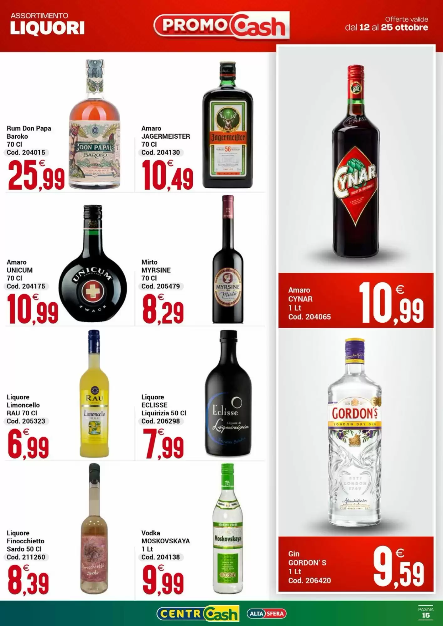 Volantino promozionale Centro Cash  valide dal 12/10/2026 - Pagina 15.