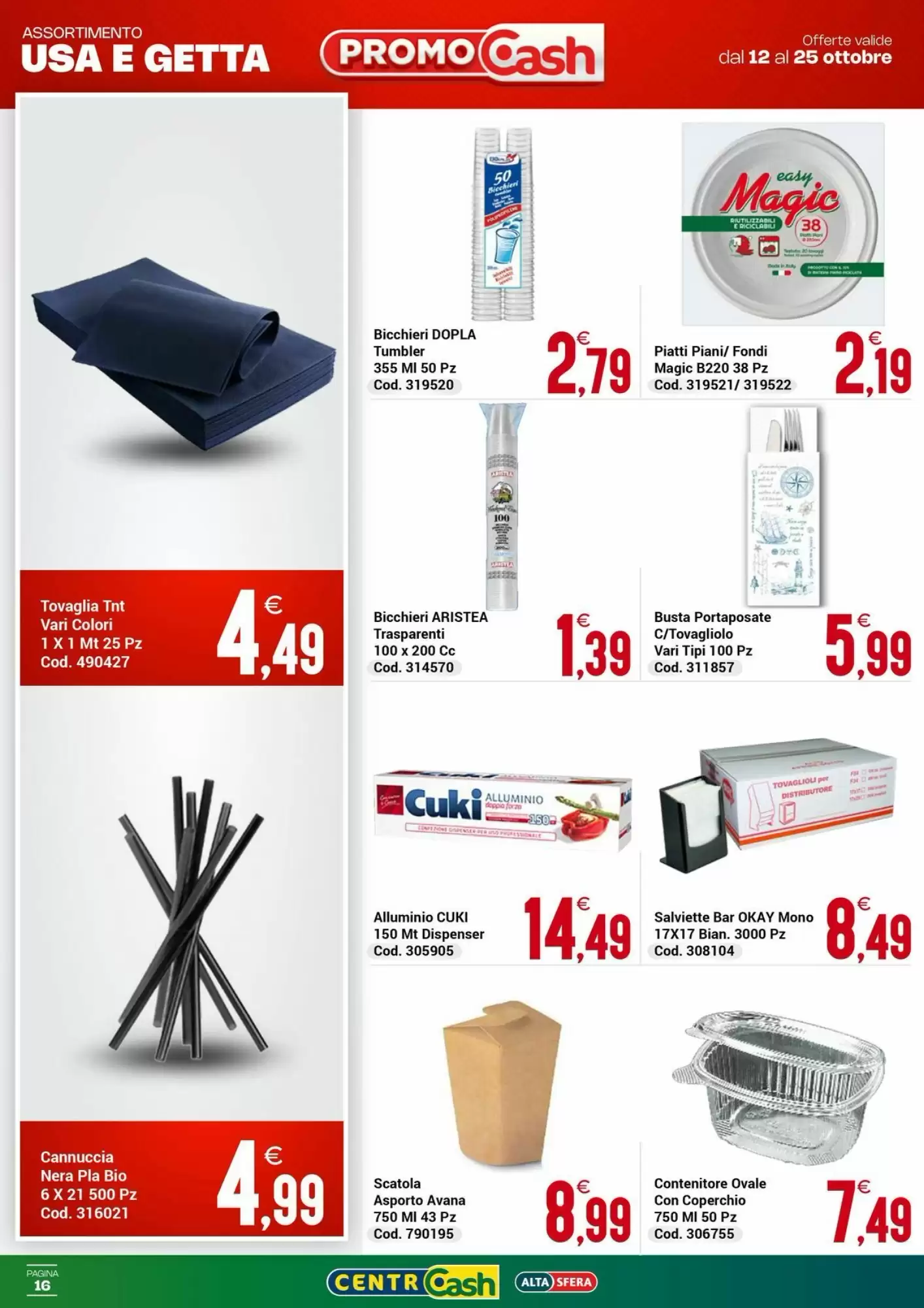 Volantino promozionale Centro Cash  valide dal 12/10/2026 - Pagina 16.