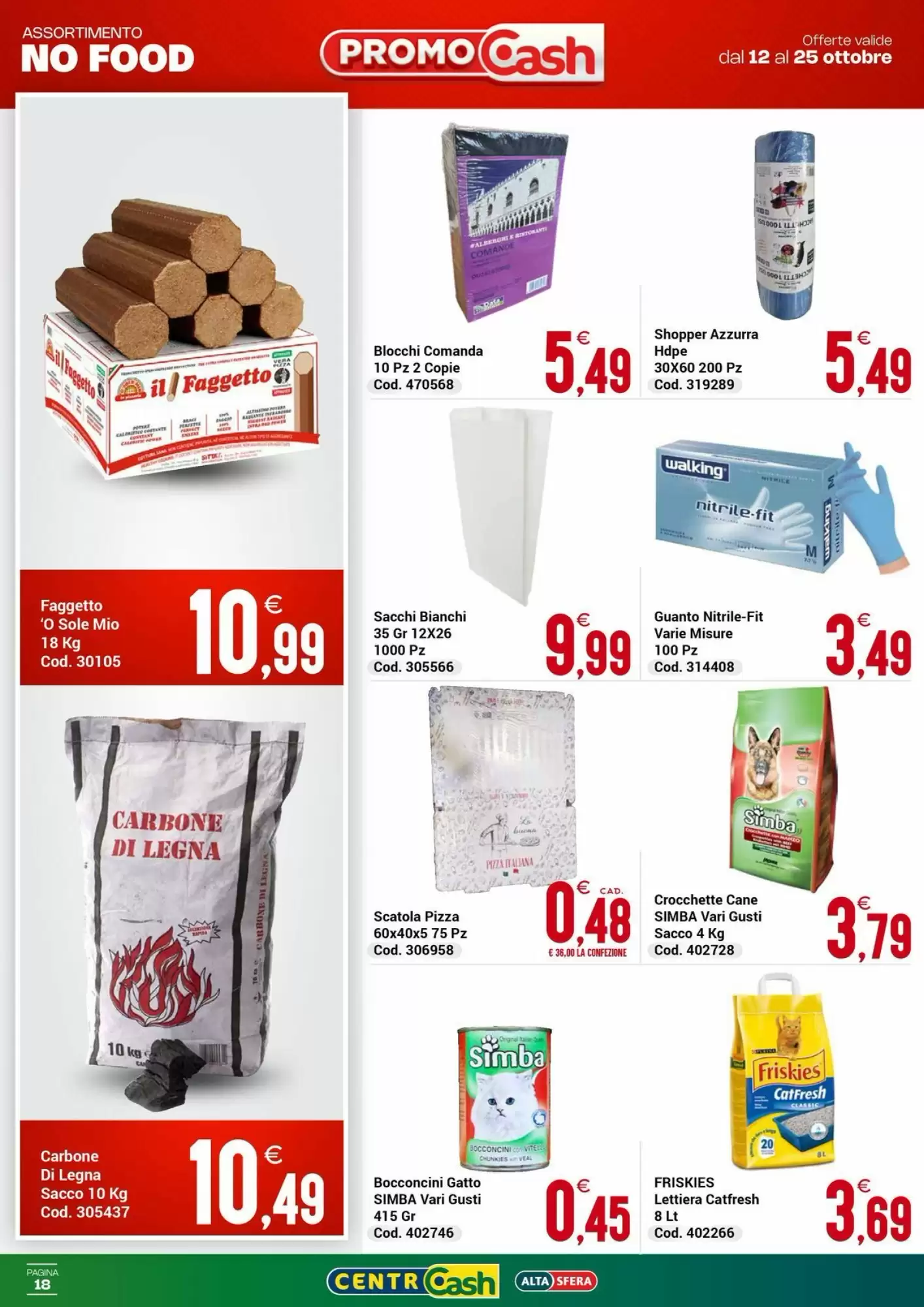 Volantino promozionale Centro Cash  valide dal 12/10/2026 - Pagina 18.