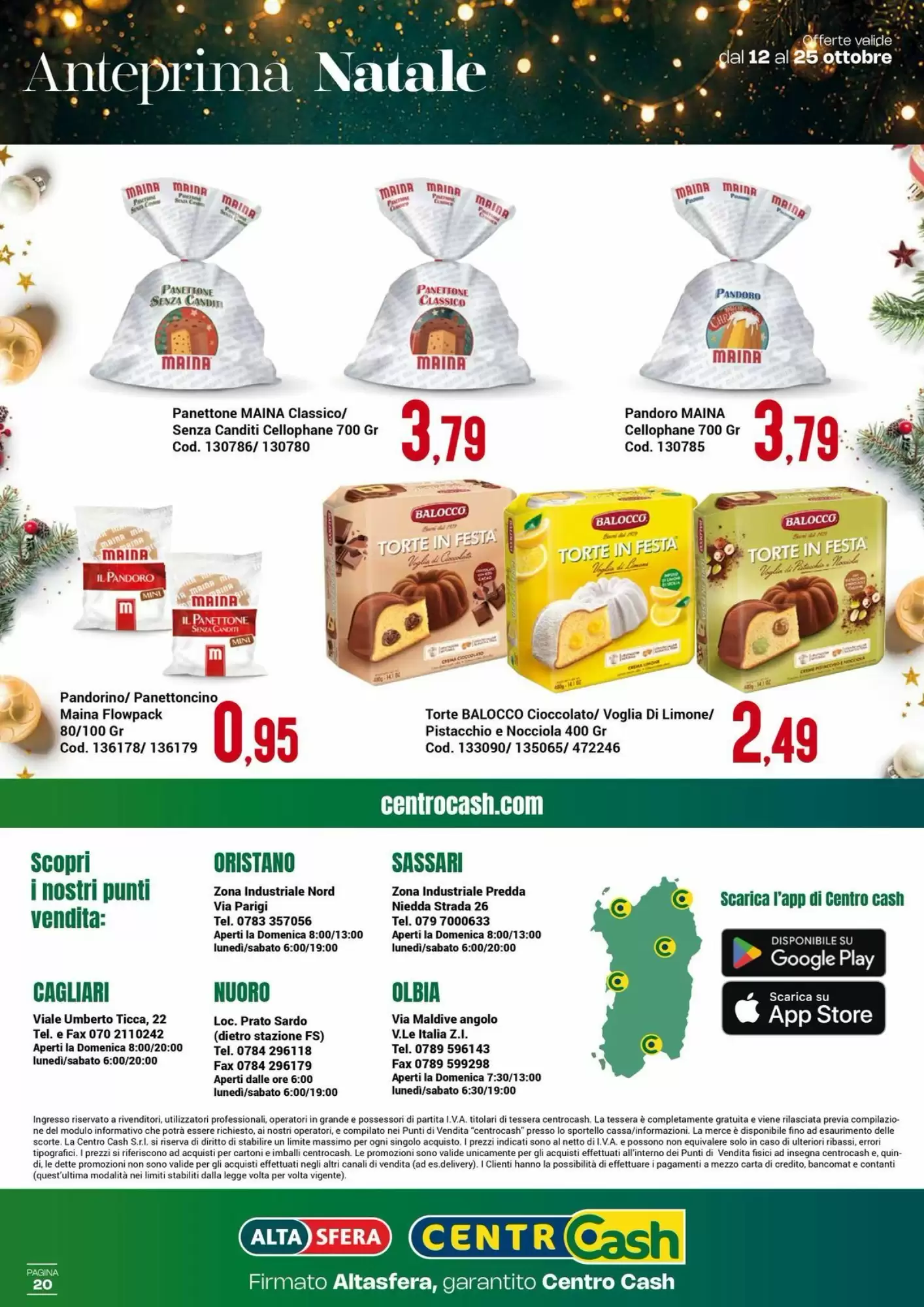 Volantino promozionale Centro Cash  valide dal 12/10/2026 - Pagina 20.