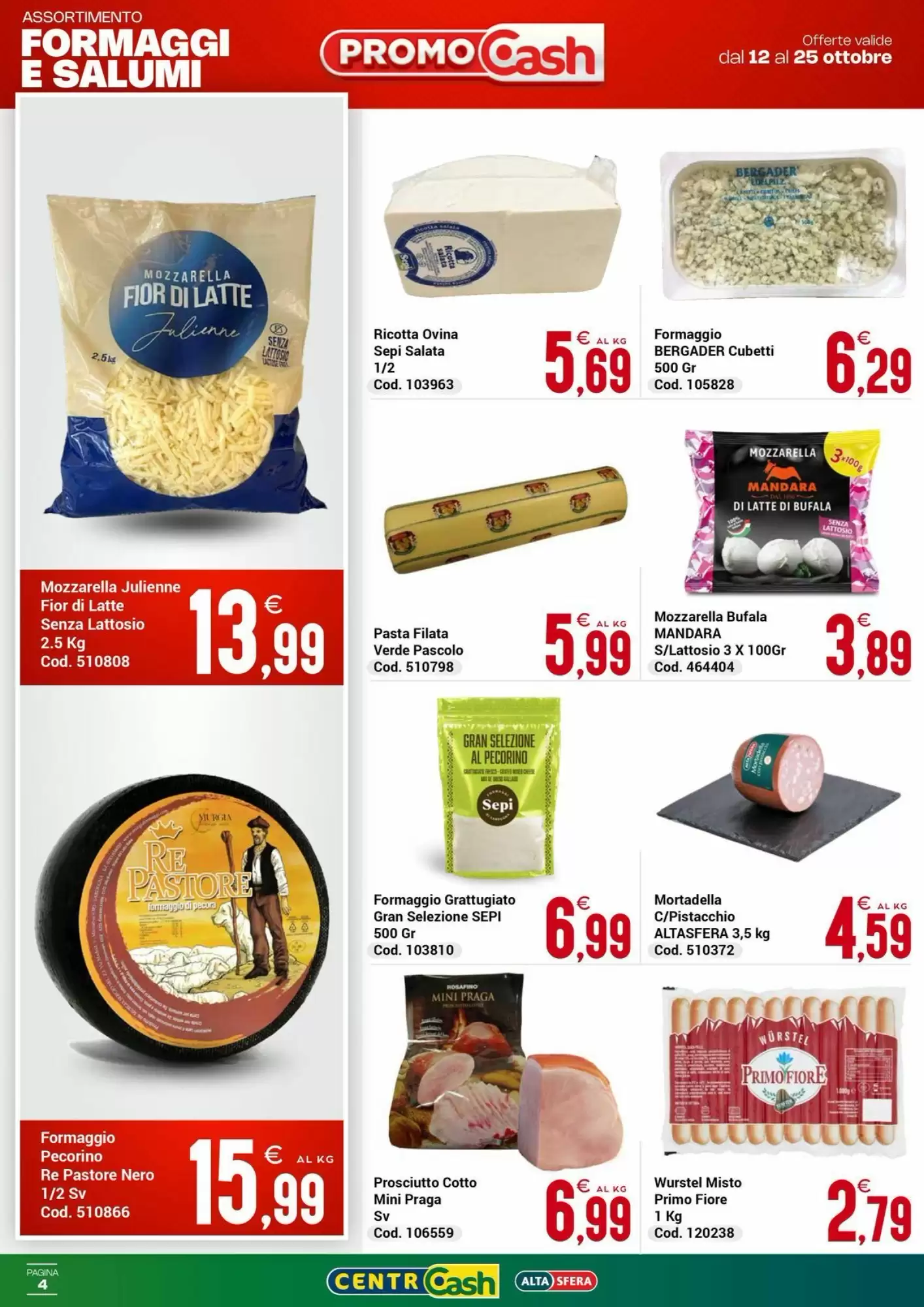 Volantino promozionale Centro Cash  valide dal 12/10/2026 - Pagina 4.