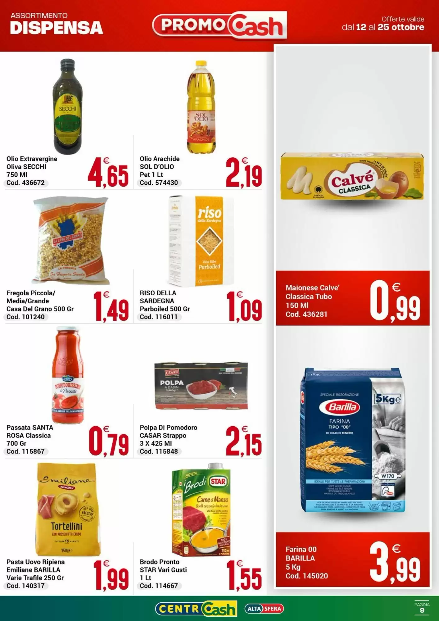 Volantino promozionale Centro Cash  valide dal 12/10/2026 - Pagina 9.