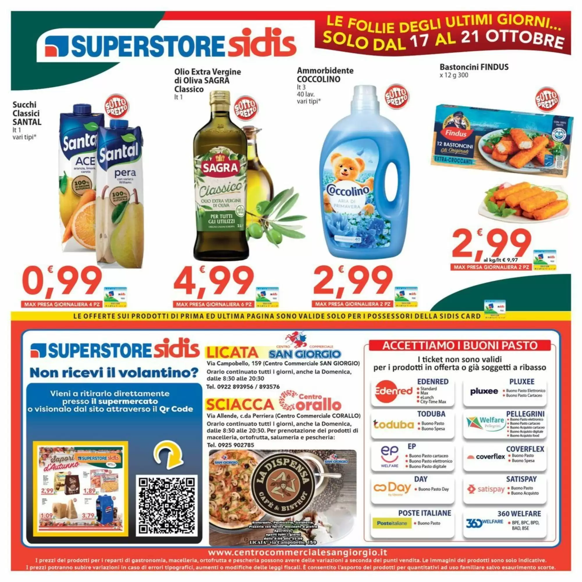 Volantino promozionale Sidis  valide dal 12/10/2026 - Pagina 20.