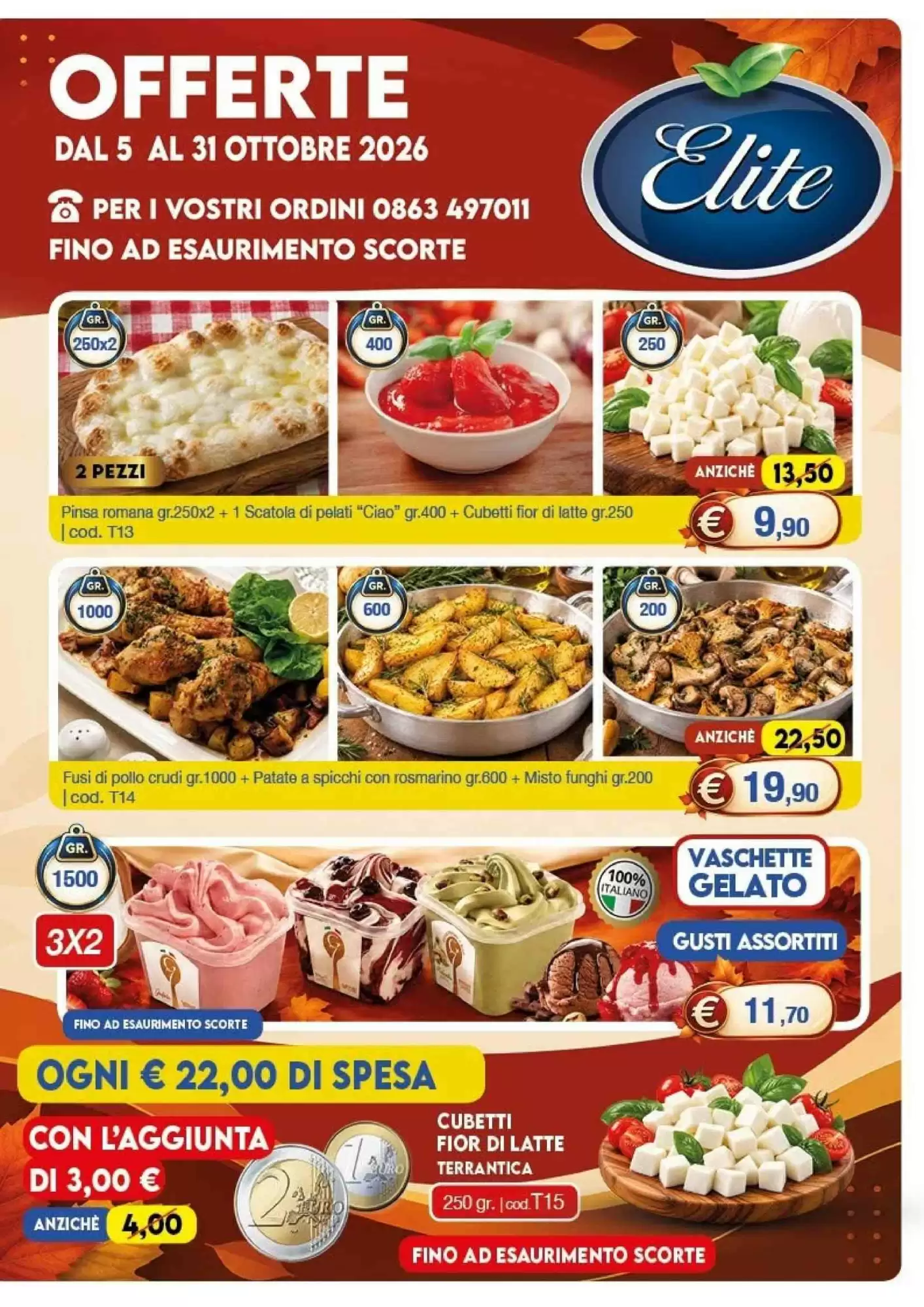 Volantino promozionale Elite  valide dal 12/10/2026 - Pagina 1.
