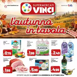 Volantino promozionale Supermercati Vinci  valide dal 12/10/2026