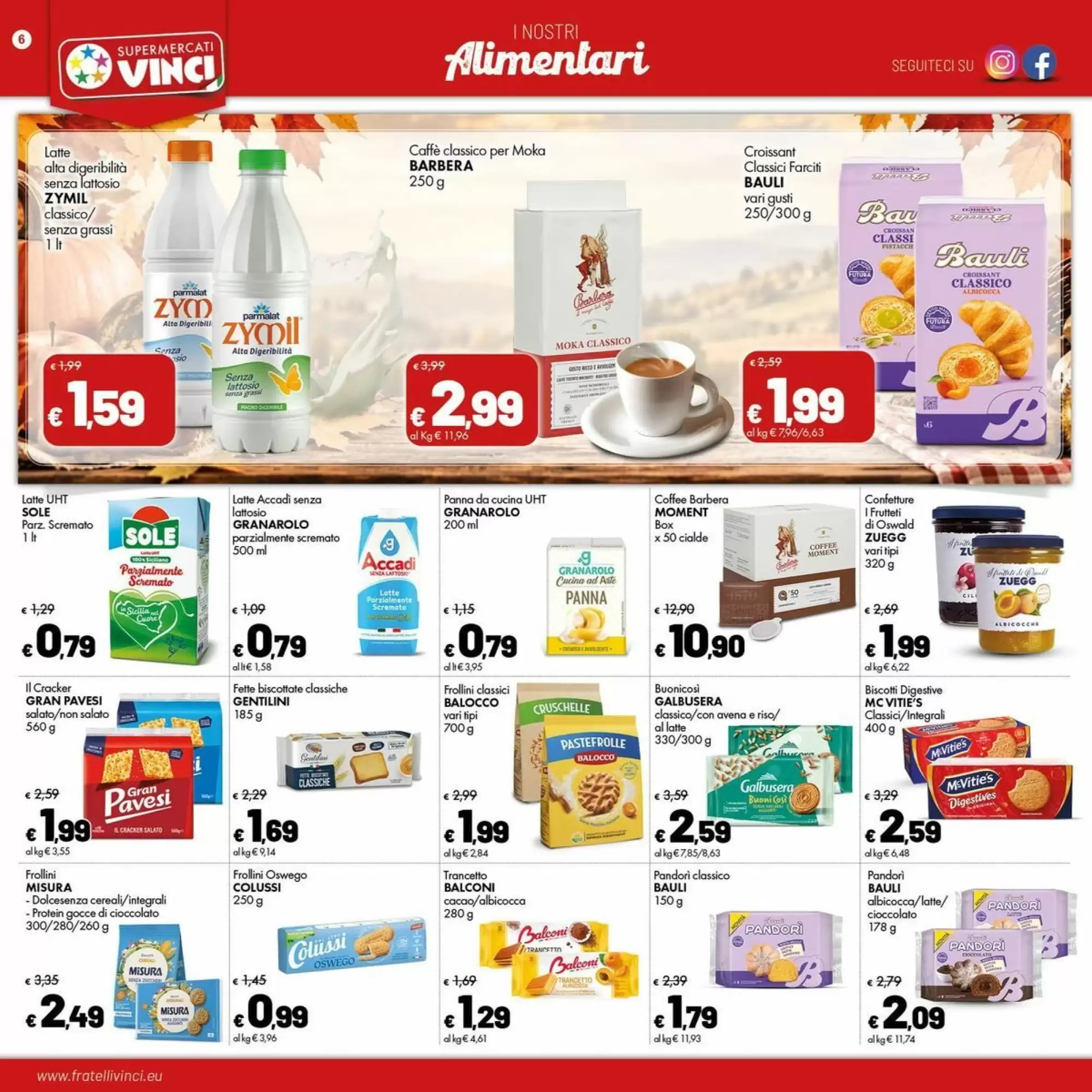Volantino promozionale Supermercati Vinci  valide dal 12/10/2026 - Pagina 6.