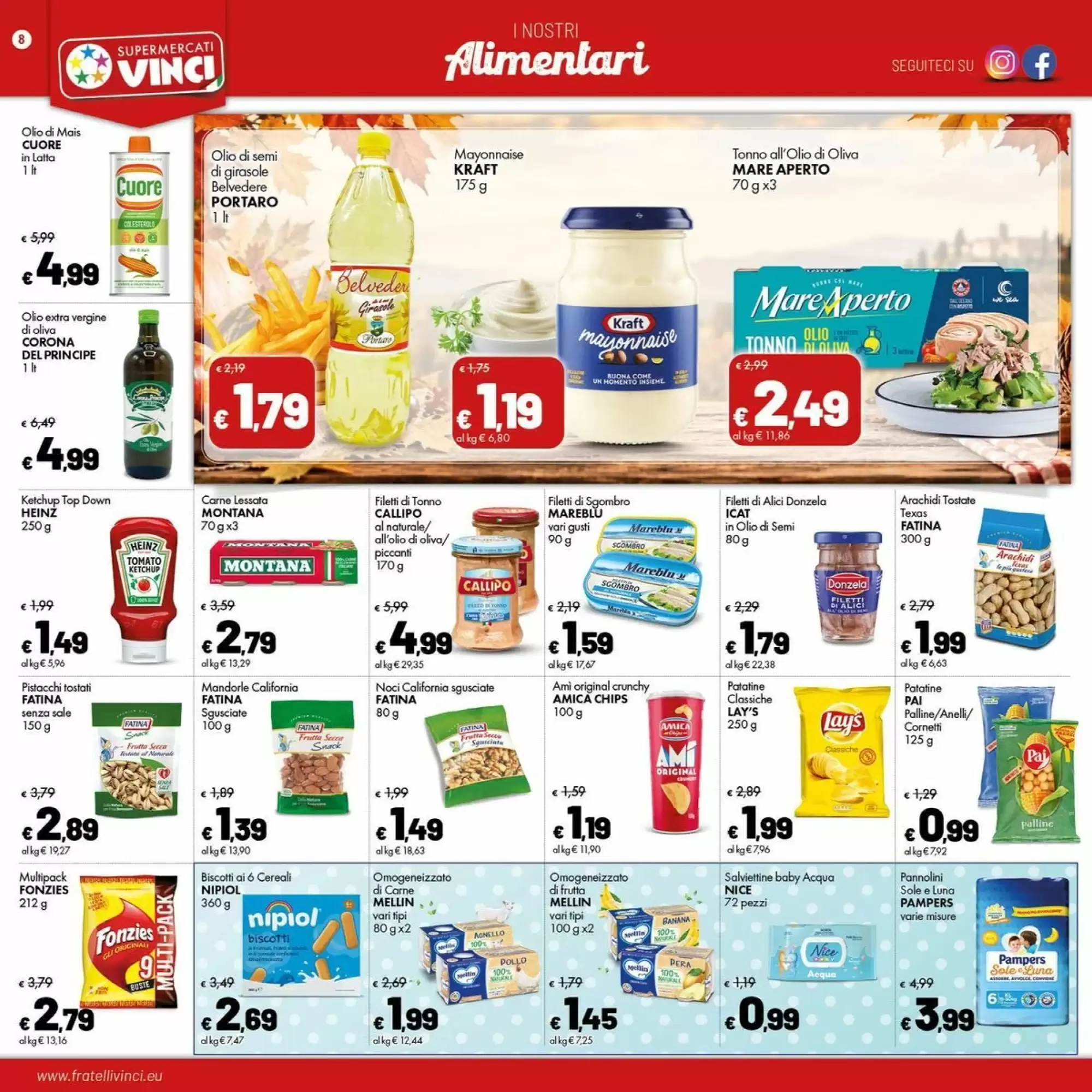 Volantino promozionale Supermercati Vinci  valide dal 12/10/2026 - Pagina 8.