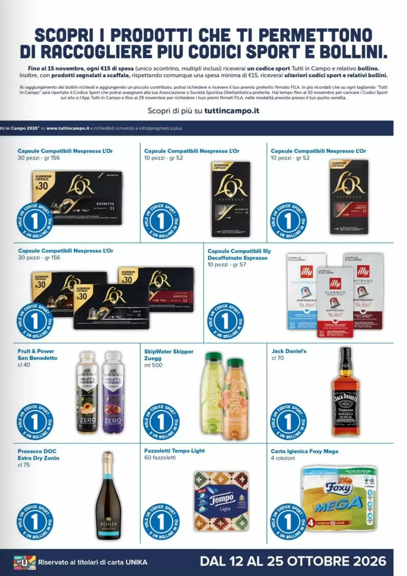 Volantino promozionale Oasi  valide dal 12/10/2026 - Pagina 7.