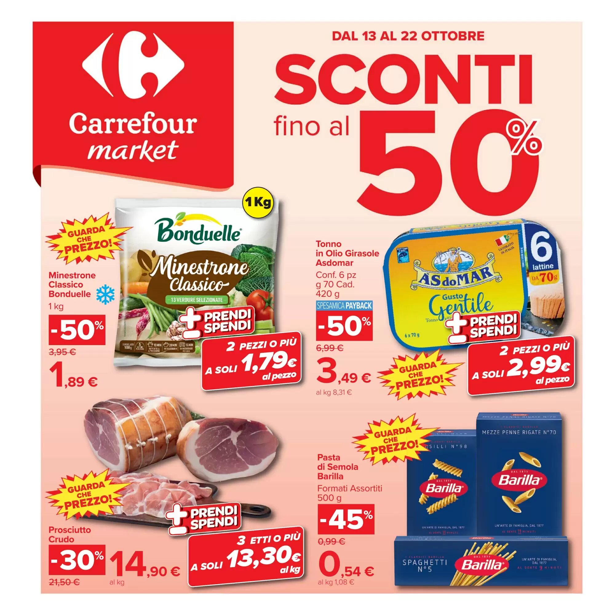 Volantino promozionale Carrefour Market valide dal 13/10/2026 - Pagina 1.