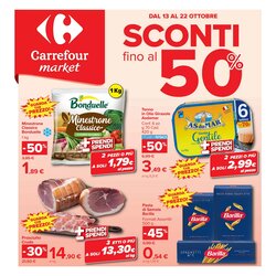 Volantino promozionale Carrefour Market  valide dal 13/10/2026
