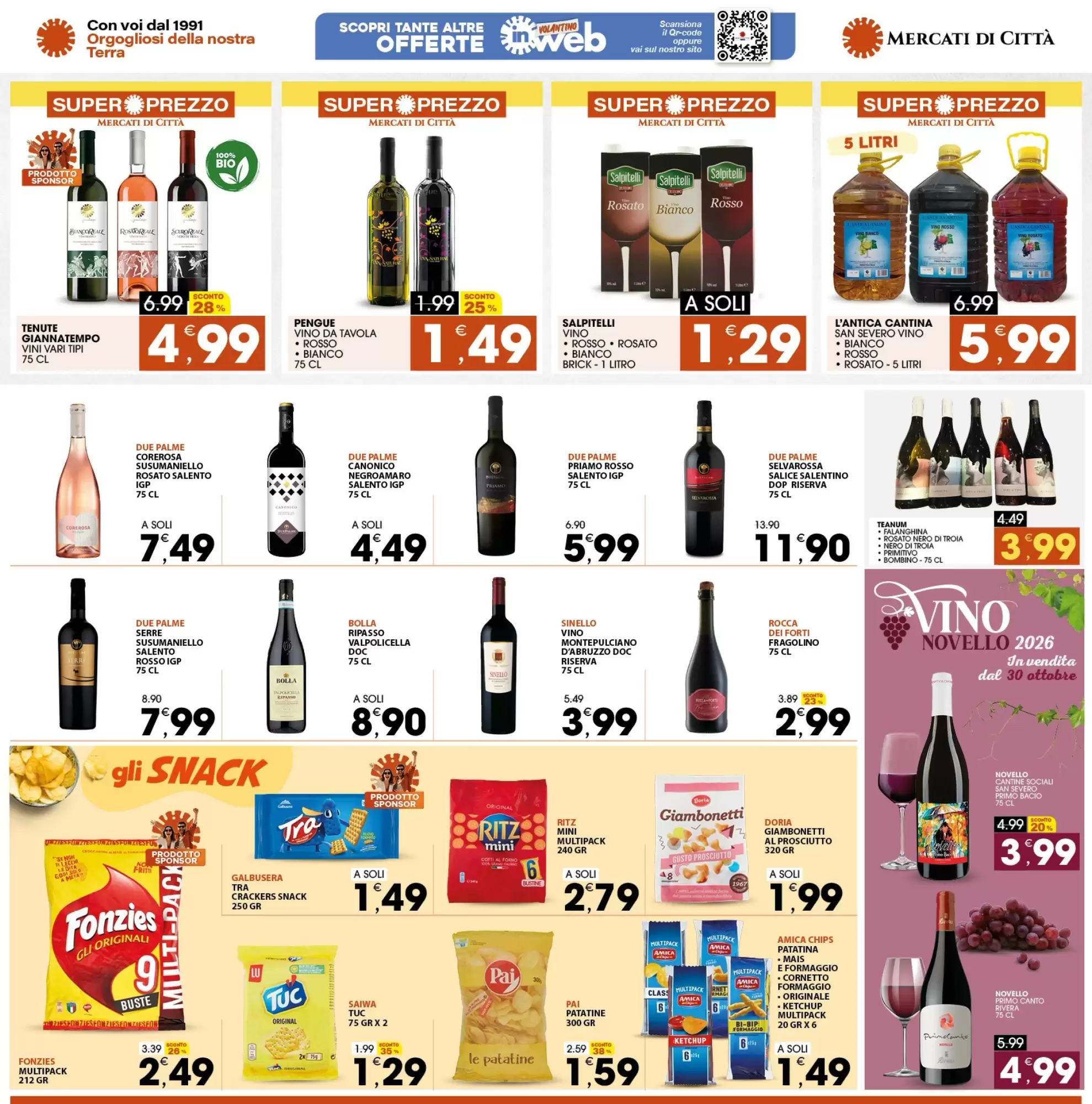 Volantino promozionale Mercati di Città La Prima  valide dal 13/10/2026 - Pagina 21.