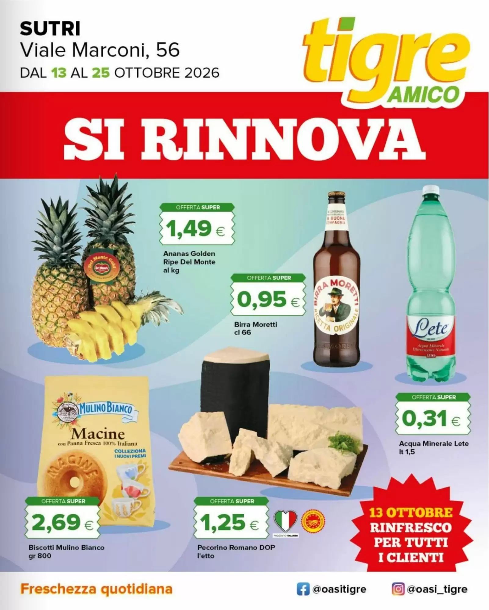 Volantino promozionale Tigre Amico valide dal 13/10/2026 - Pagina 1.