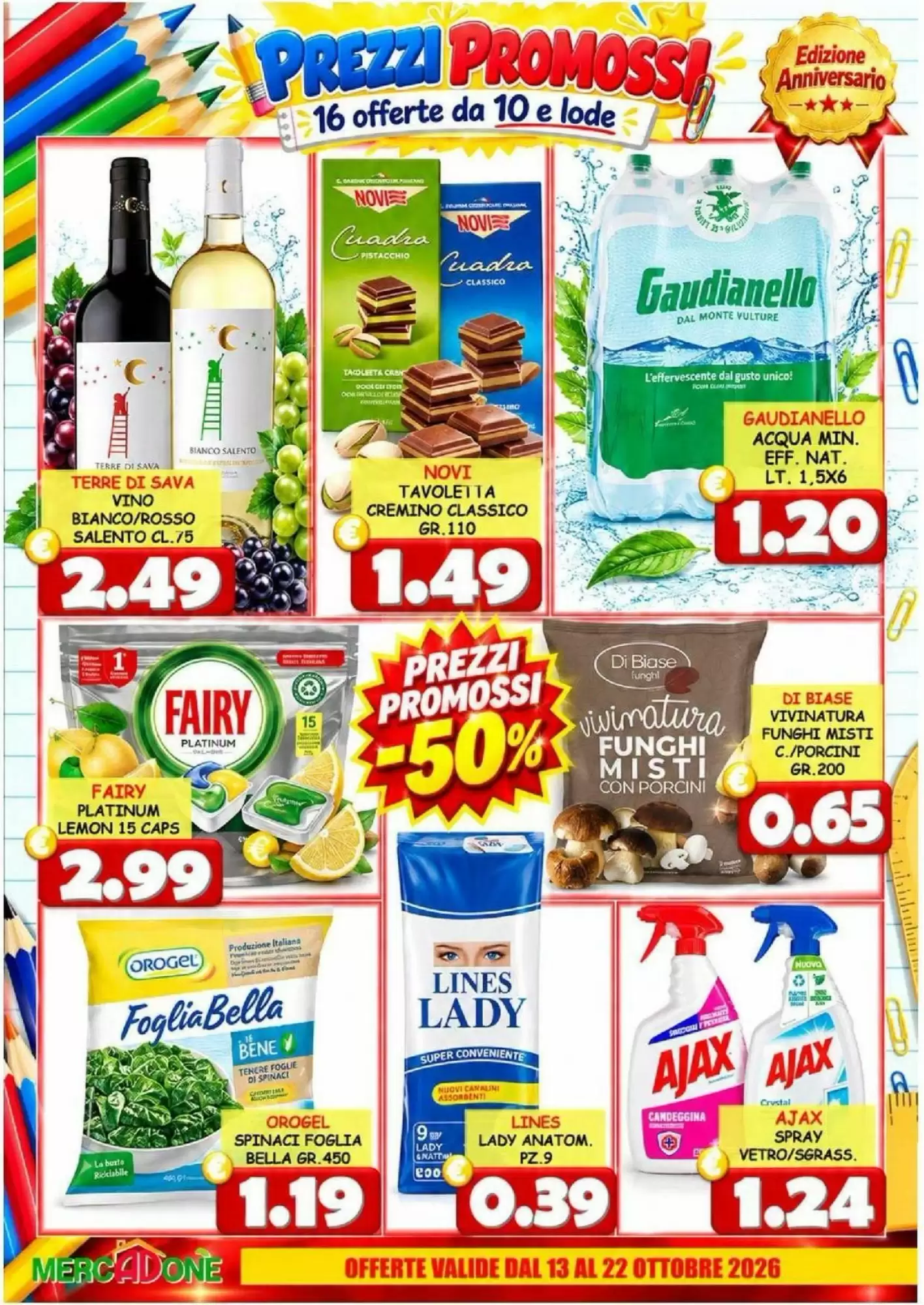 Volantino promozionale MercADone  valide dal 13/10/2026 - Pagina 8.