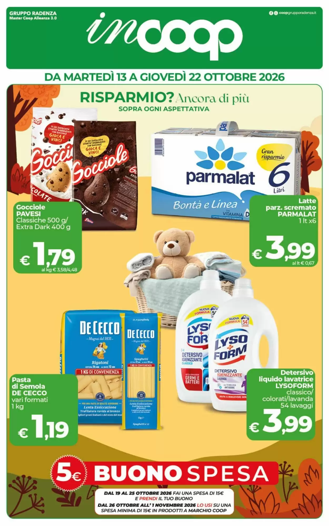 Volantino promozionale Coop valide dal 13/10/2026 - Pagina 1.