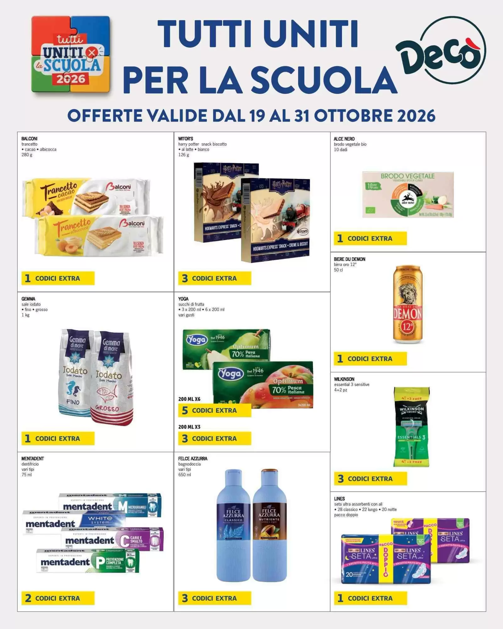 Volantino promozionale Deco Supermercati  valide dal 13/10/2026 - Pagina 44.