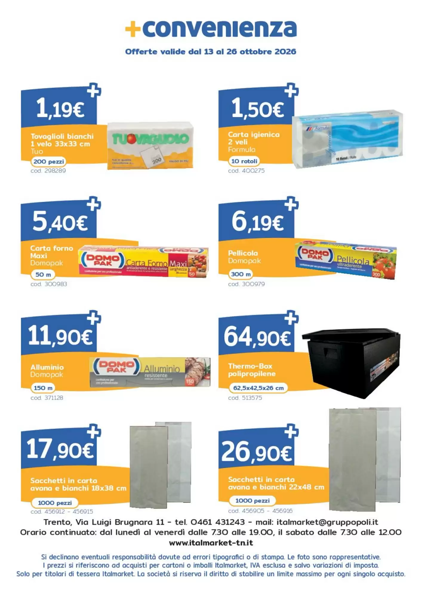 Volantino promozionale Italmark  valide dal 13/10/2026 - Pagina 16.