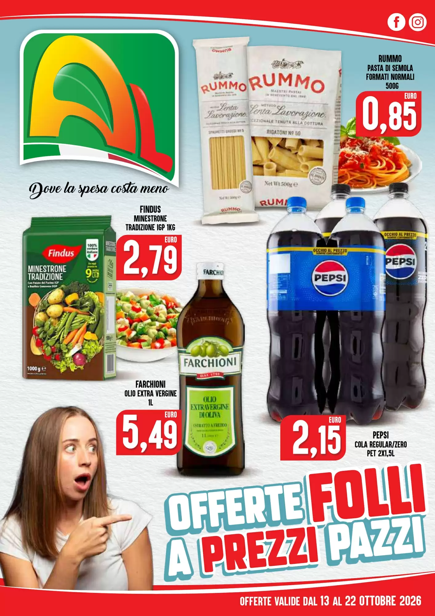 Volantino promozionale Al Discount valide dal 13/10/2026 - Pagina 1.