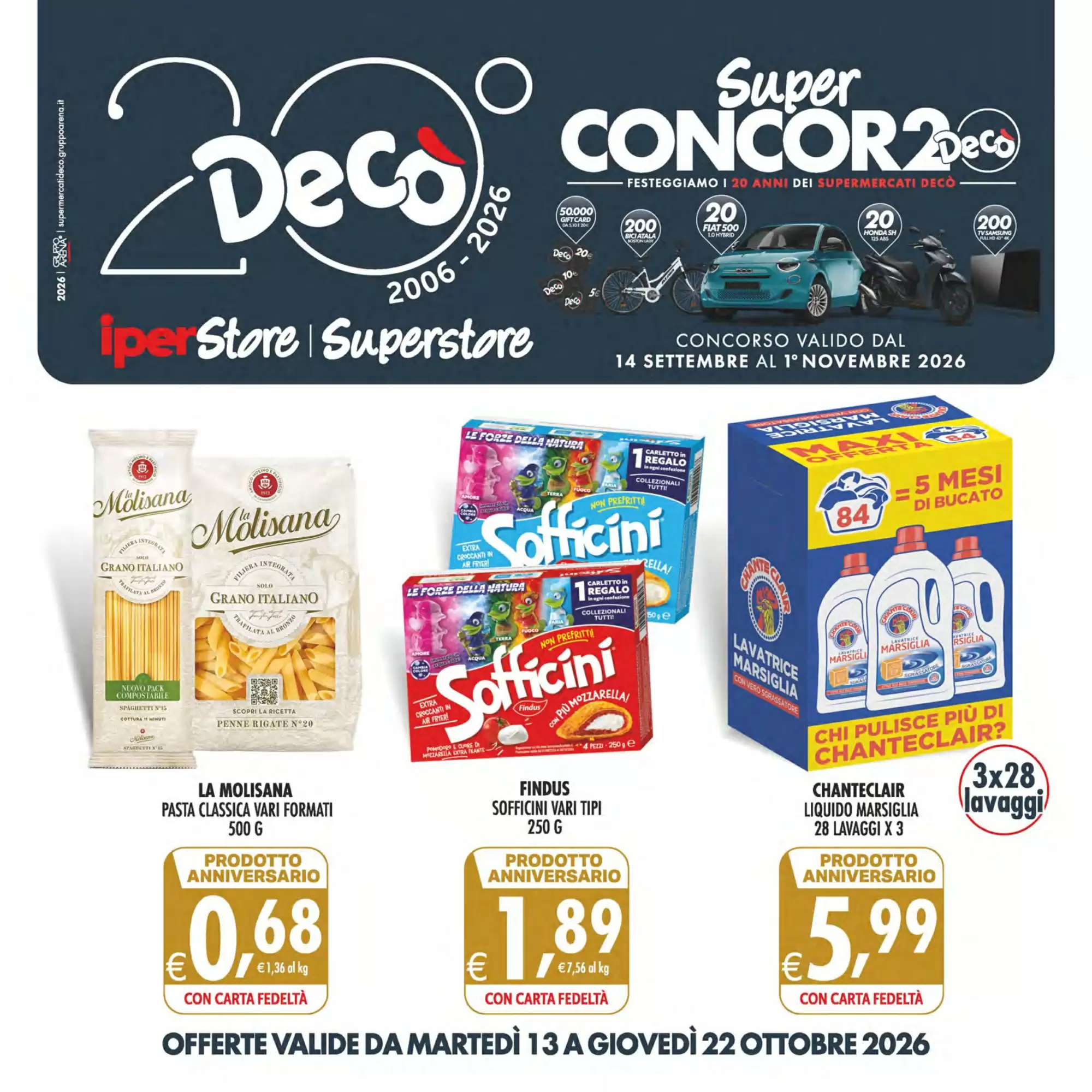 Volantino promozionale Deco Superstore valide dal 13/10/2026 - Pagina 1.