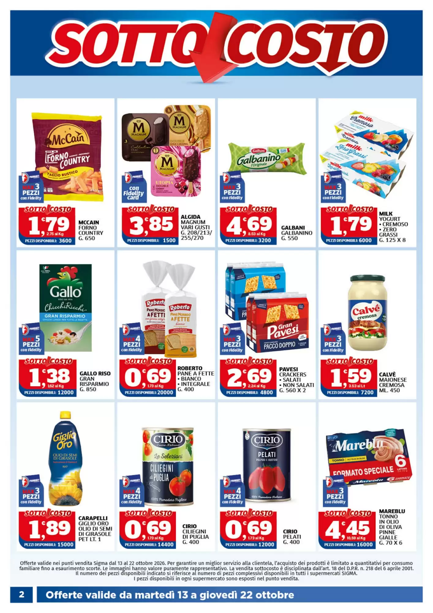 Volantino promozionale Il Punto Sigma  valide dal 13/10/2026 - Pagina 2.