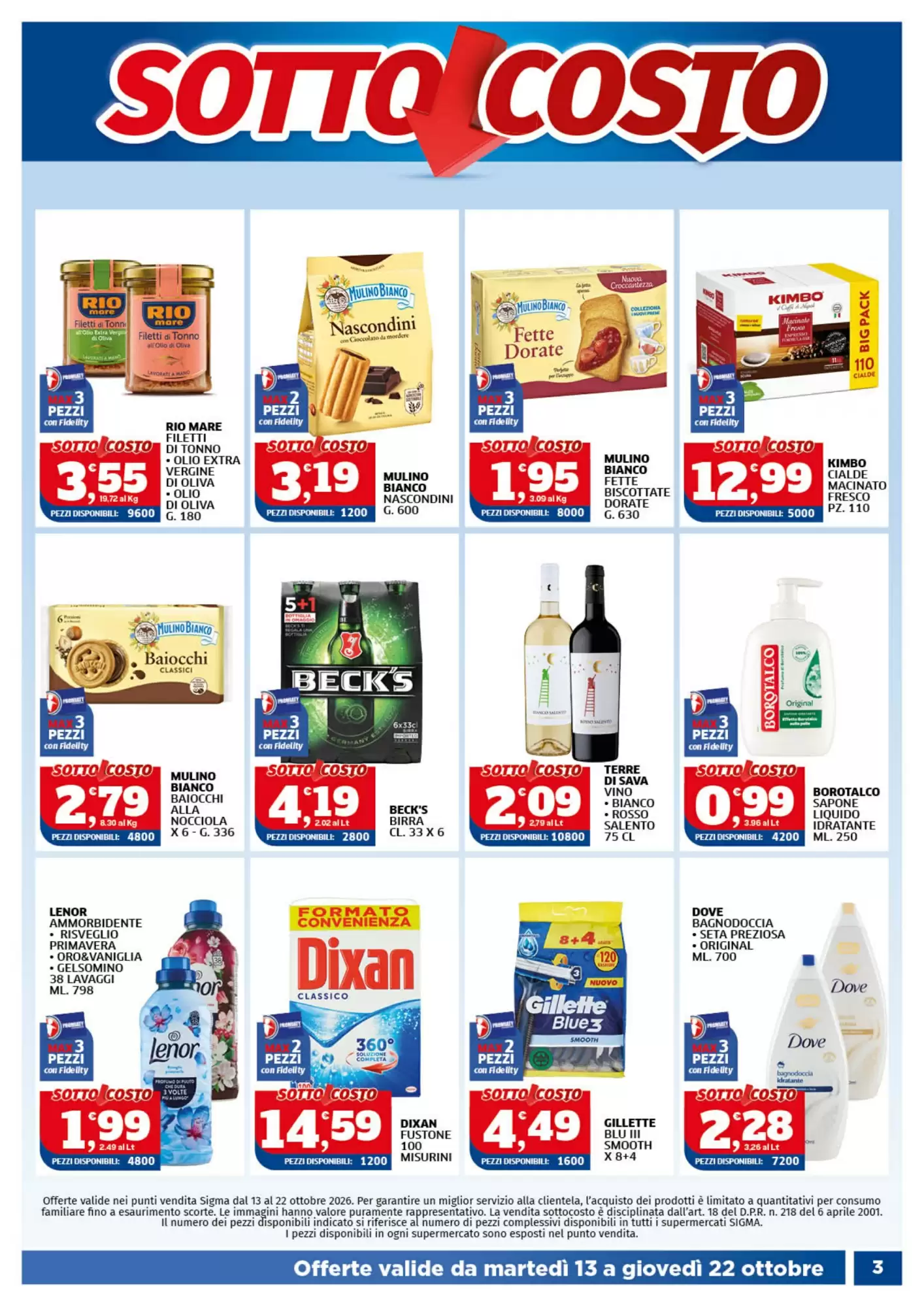 Volantino promozionale Il Punto Sigma  valide dal 13/10/2026 - Pagina 3.