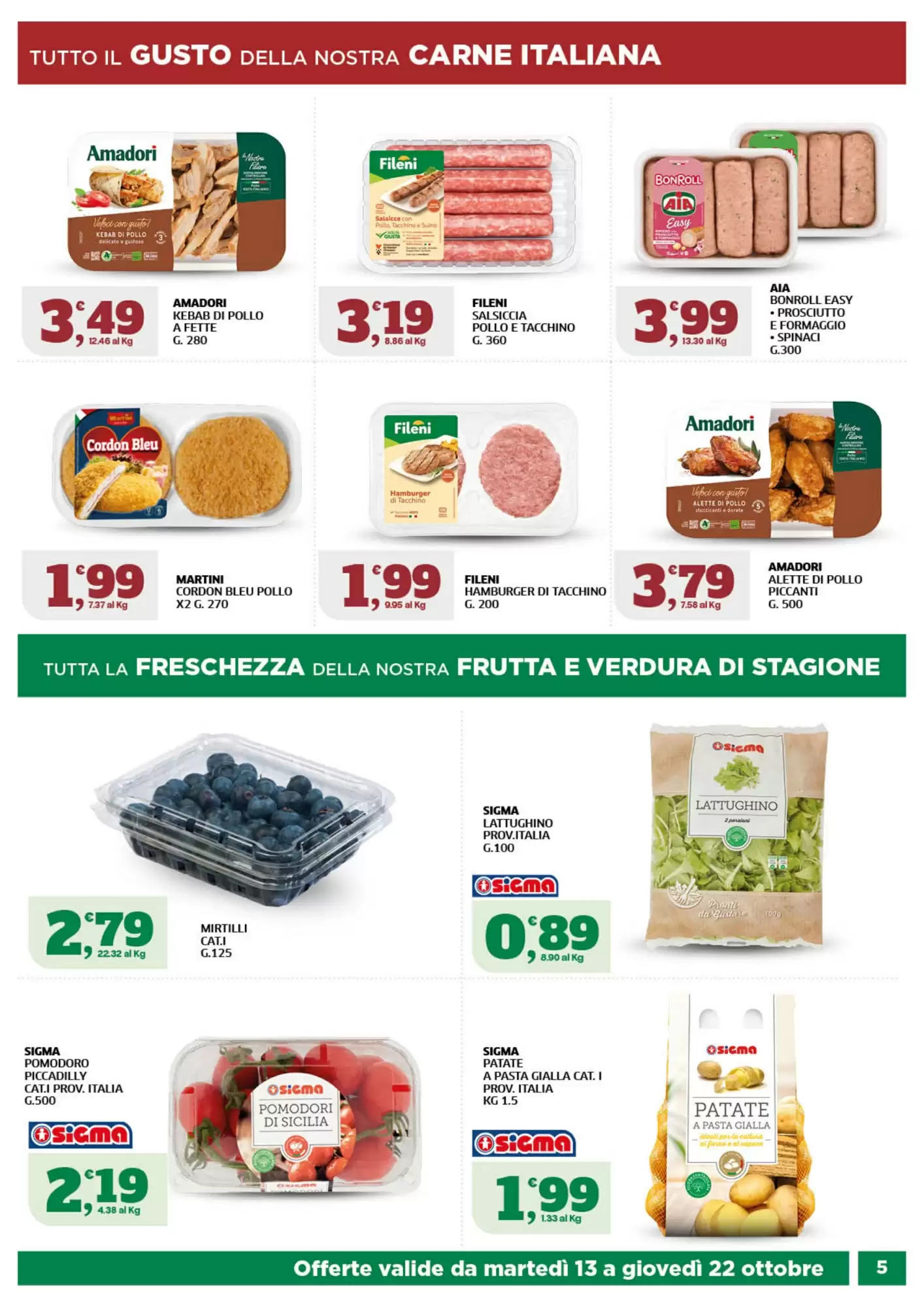 Volantino promozionale Il Punto Sigma  valide dal 13/10/2026 - Pagina 5.