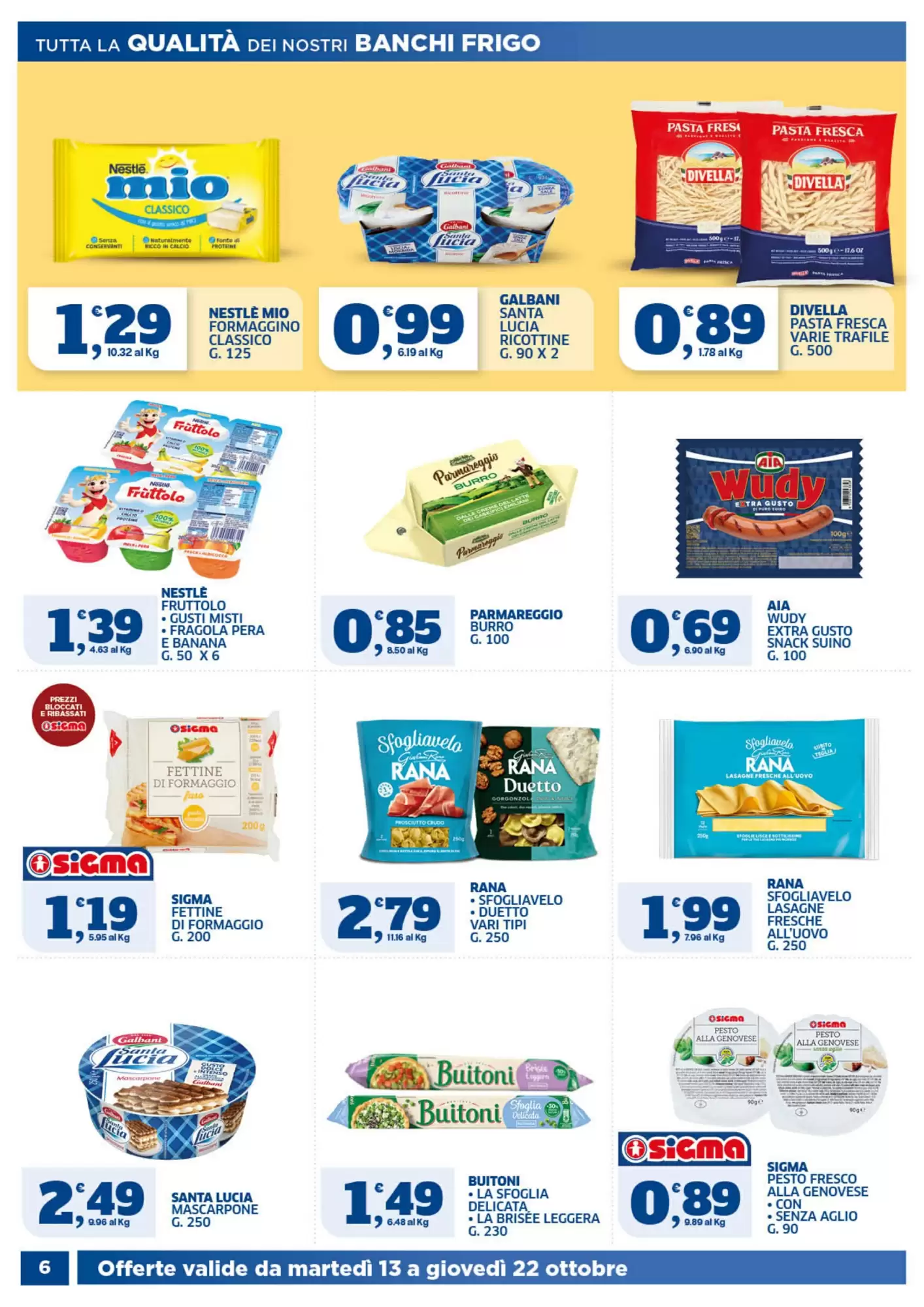 Volantino promozionale Il Punto Sigma  valide dal 13/10/2026 - Pagina 6.