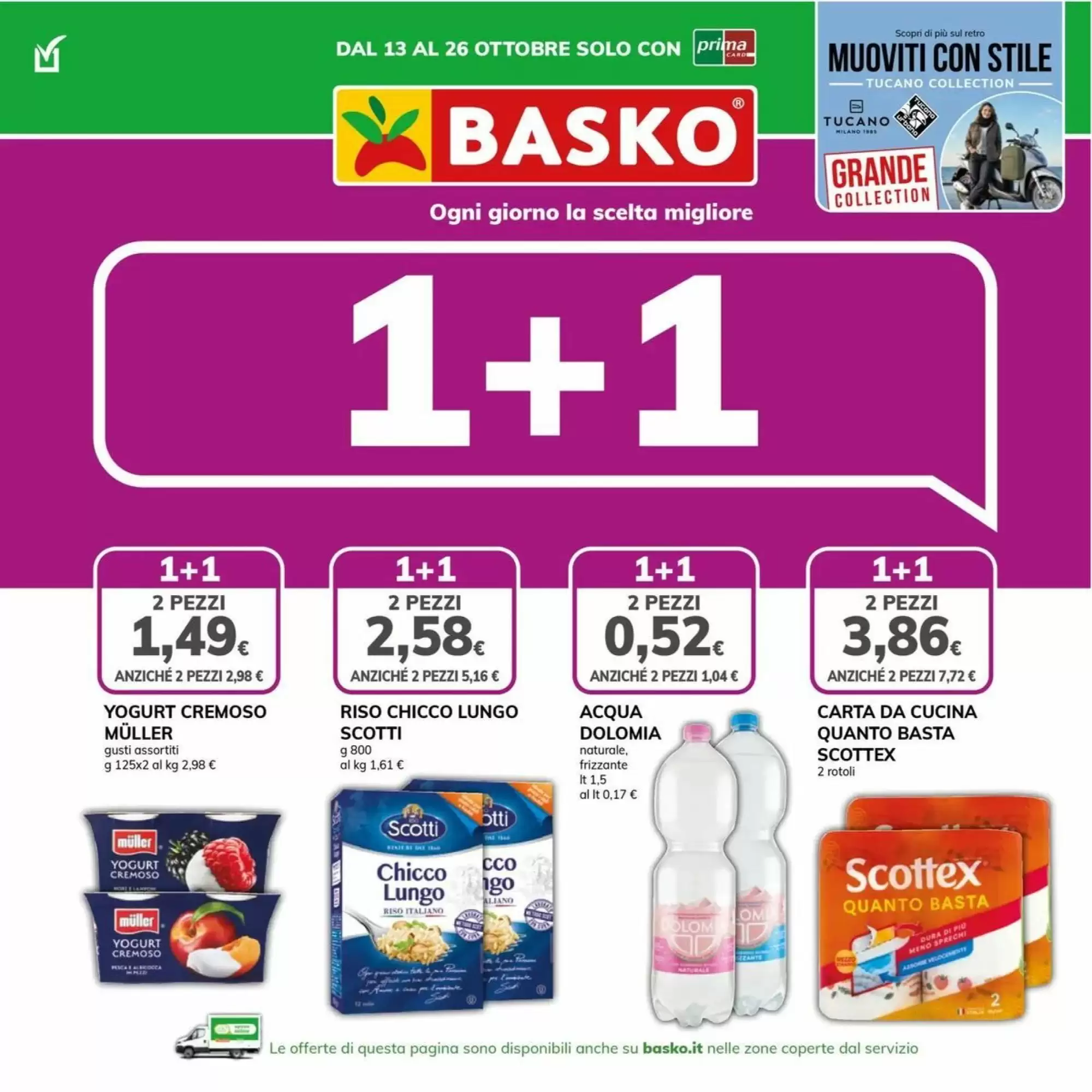 Volantino promozionale Basko  valide dal 13/10/2026 - Pagina 1.