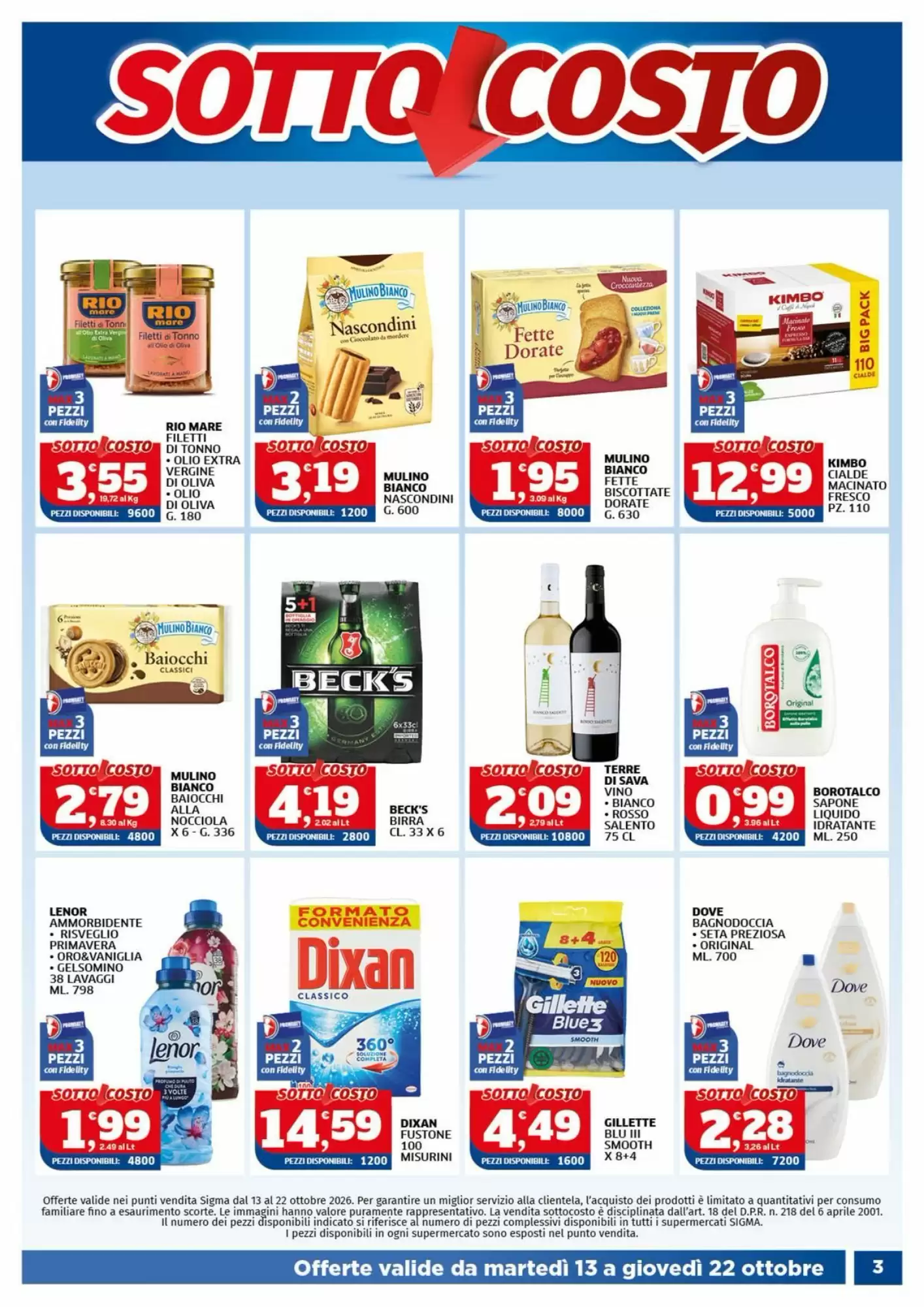 Volantino promozionale Ok Sigma  valide dal 13/10/2026 - Pagina 3.