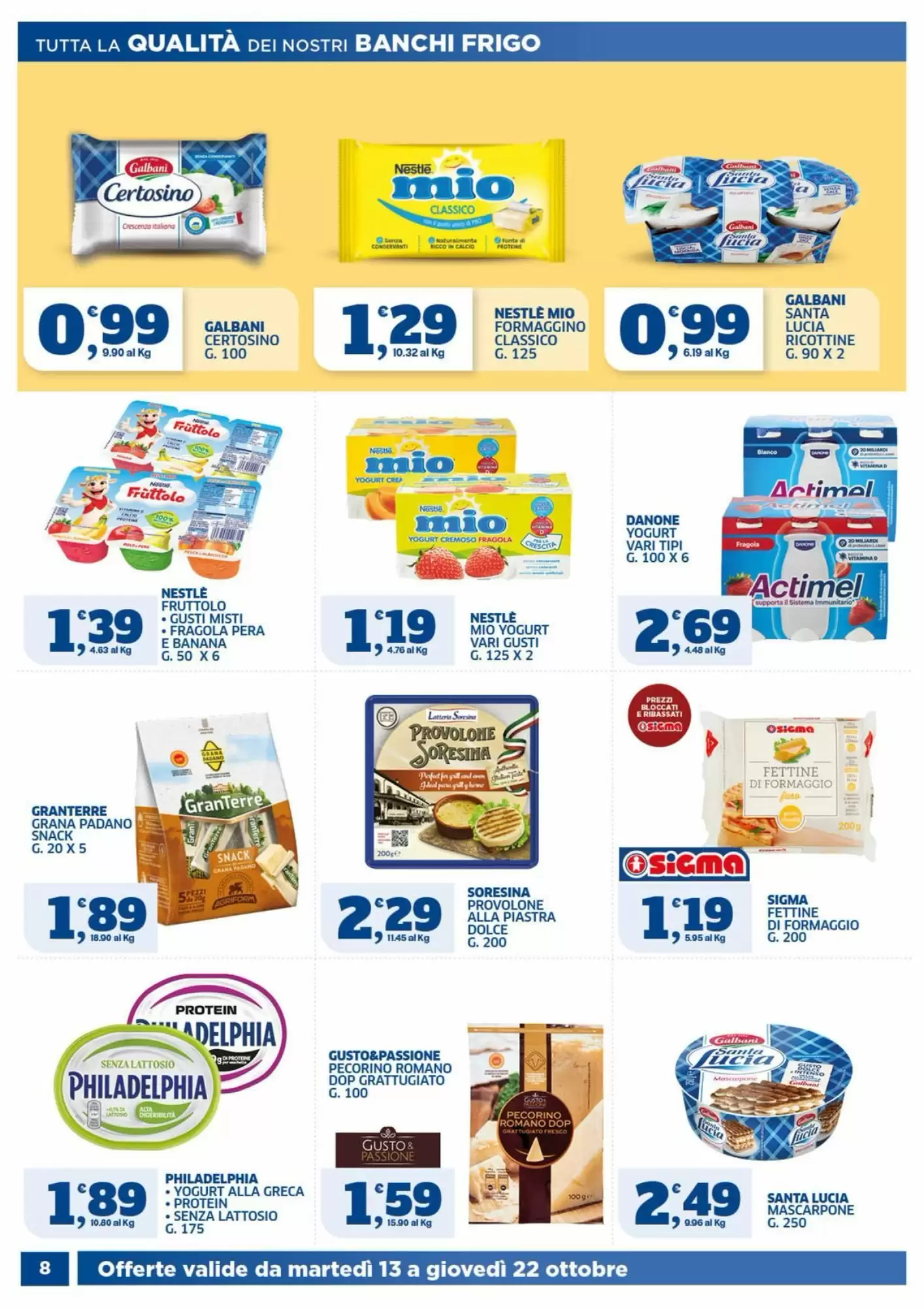 Volantino promozionale Ok Sigma  valide dal 13/10/2026 - Pagina 8.