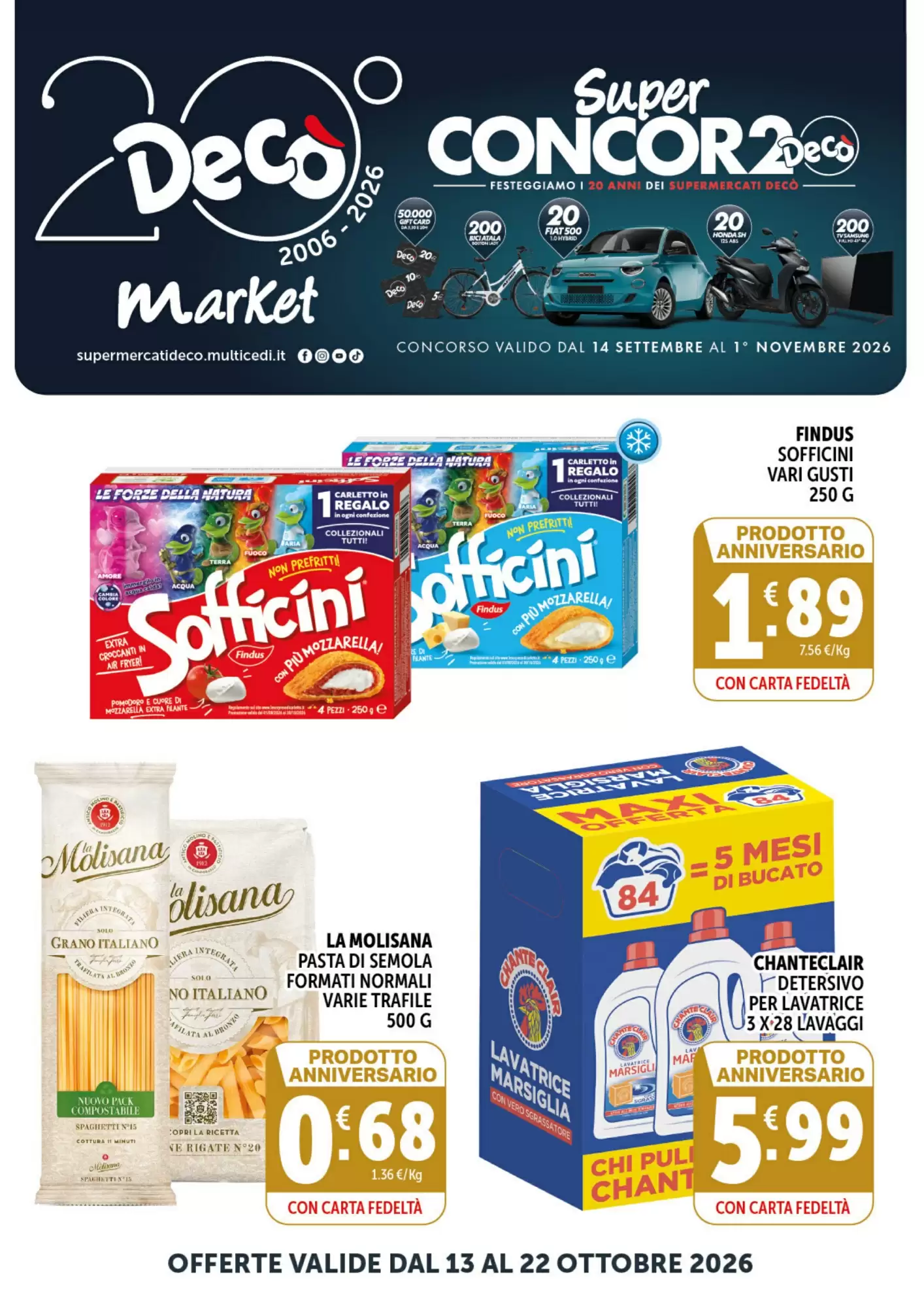 Volantino promozionale Deco Market  valide dal 13/10/2026 - Pagina 1.