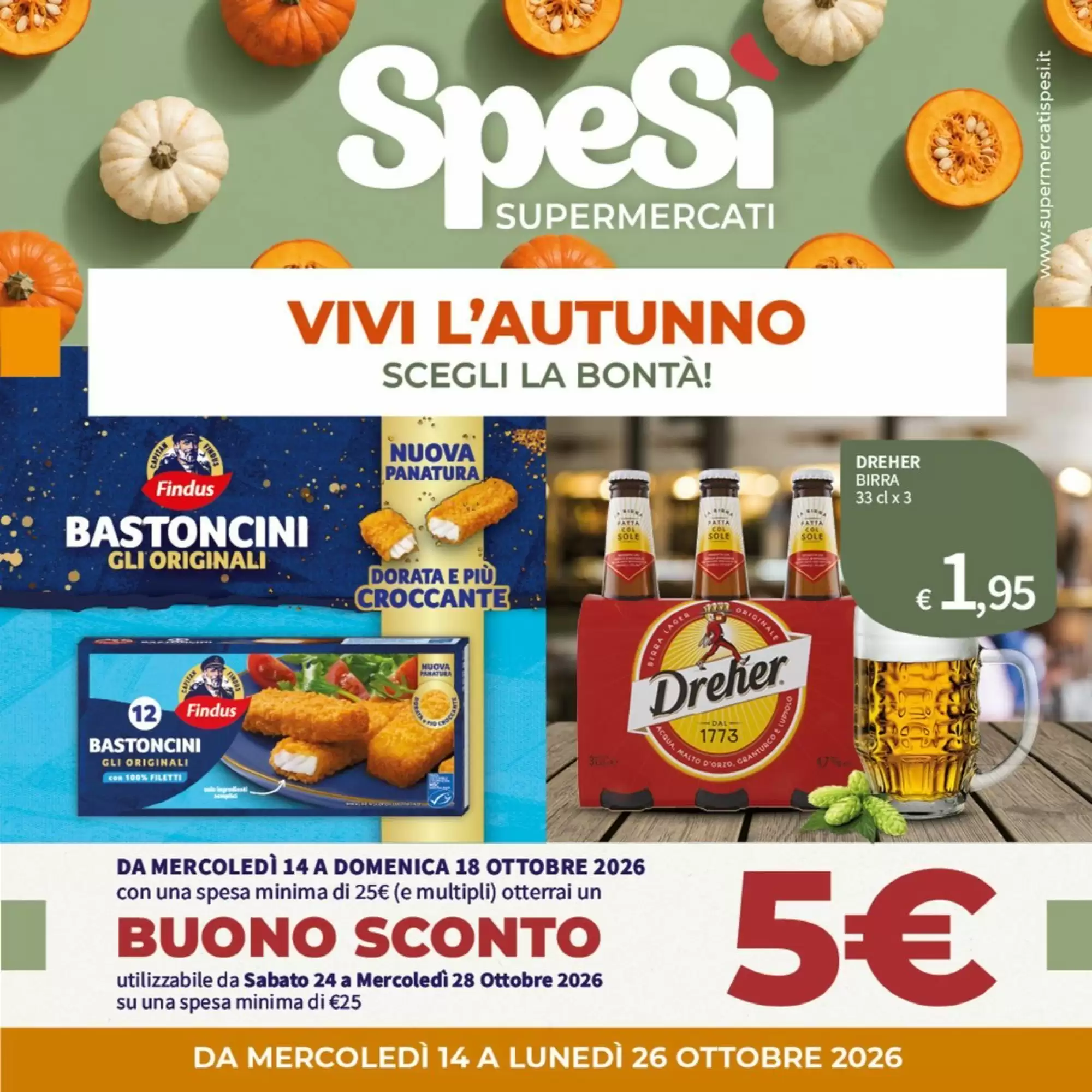 Volantino promozionale SpeSì valide dal 14/10/2026 - Pagina 1.