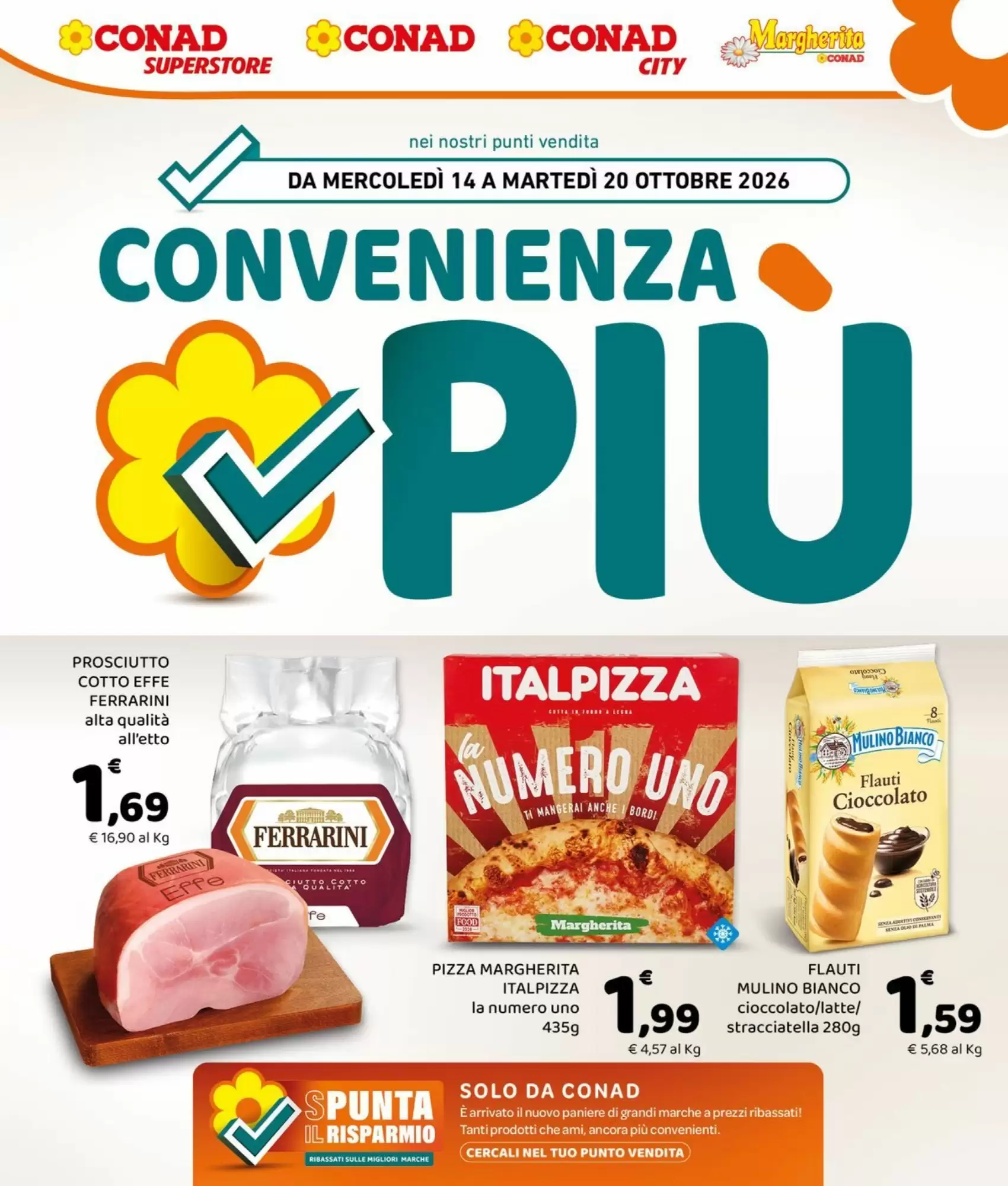 Volantino promozionale Conad City valide dal 14/10/2026 - Pagina 1.