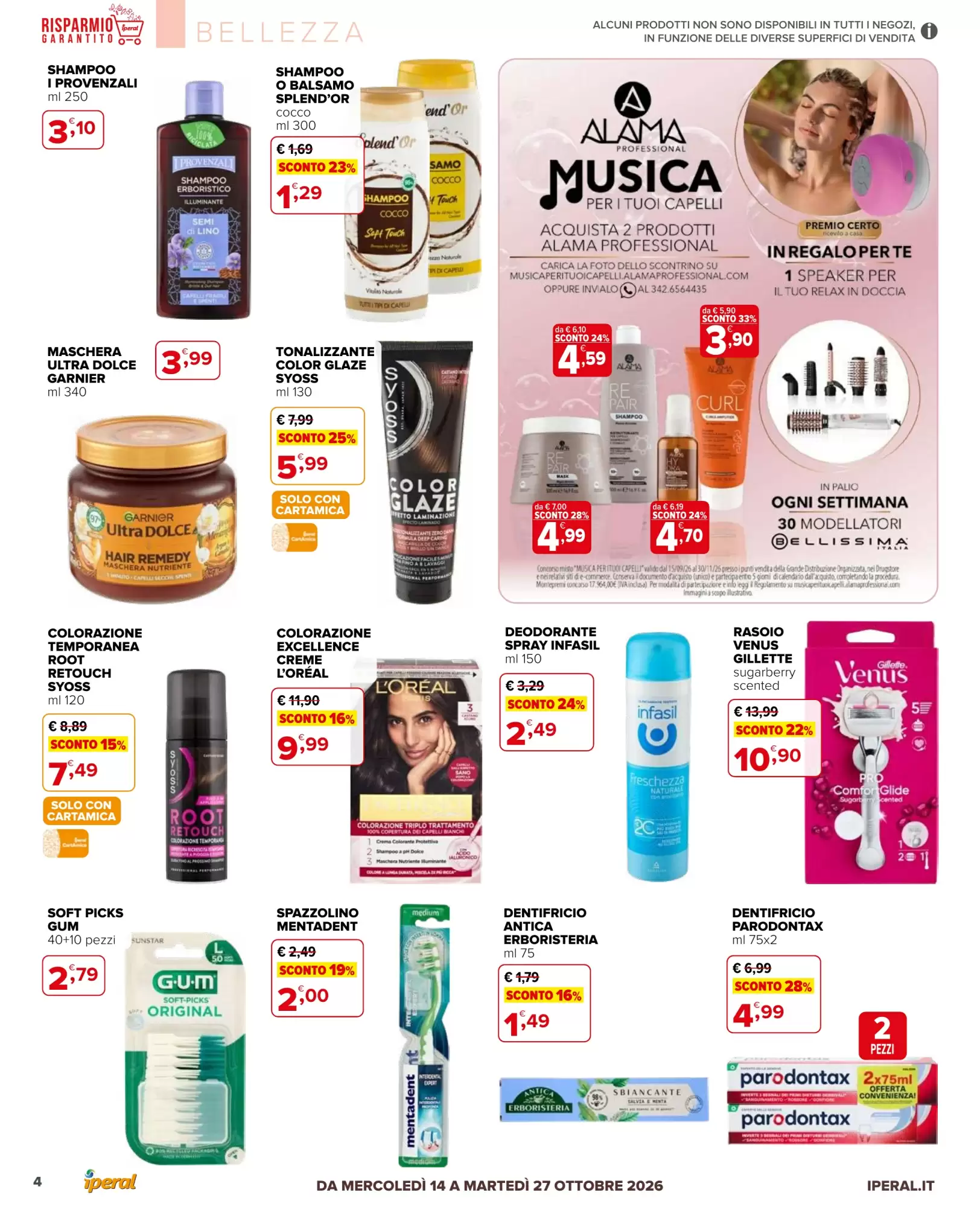 Volantino promozionale Iperal  valide dal 14/10/2026 - Pagina 4.