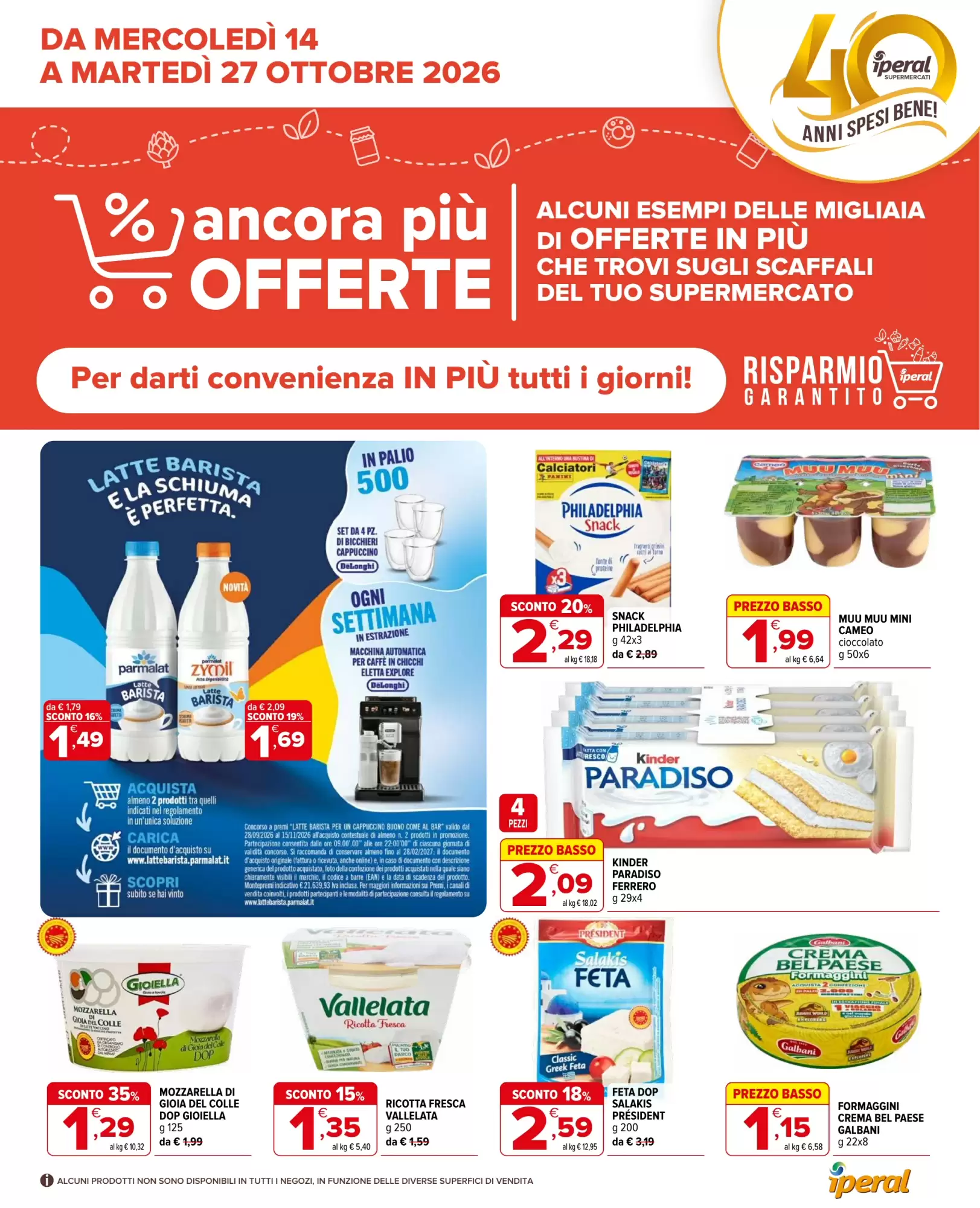Volantino promozionale Iperal valide dal 14/10/2026 - Pagina 1.