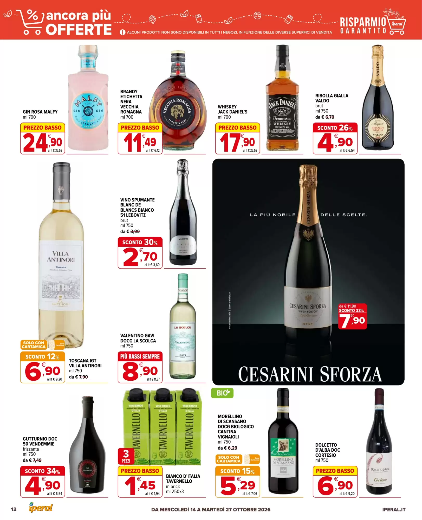 Volantino promozionale Iperal  valide dal 14/10/2026 - Pagina 12.