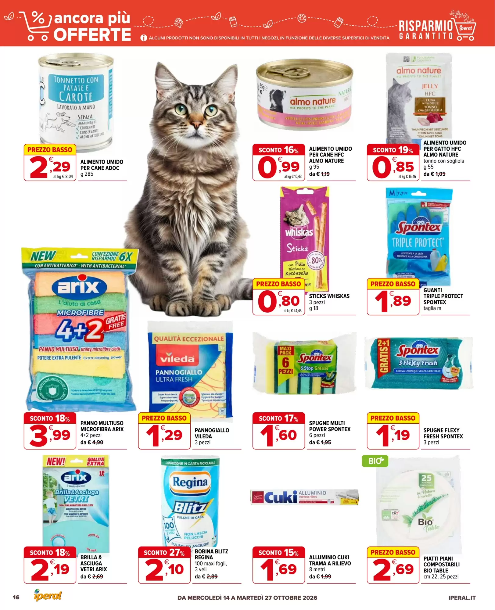 Volantino promozionale Iperal  valide dal 14/10/2026 - Pagina 16.