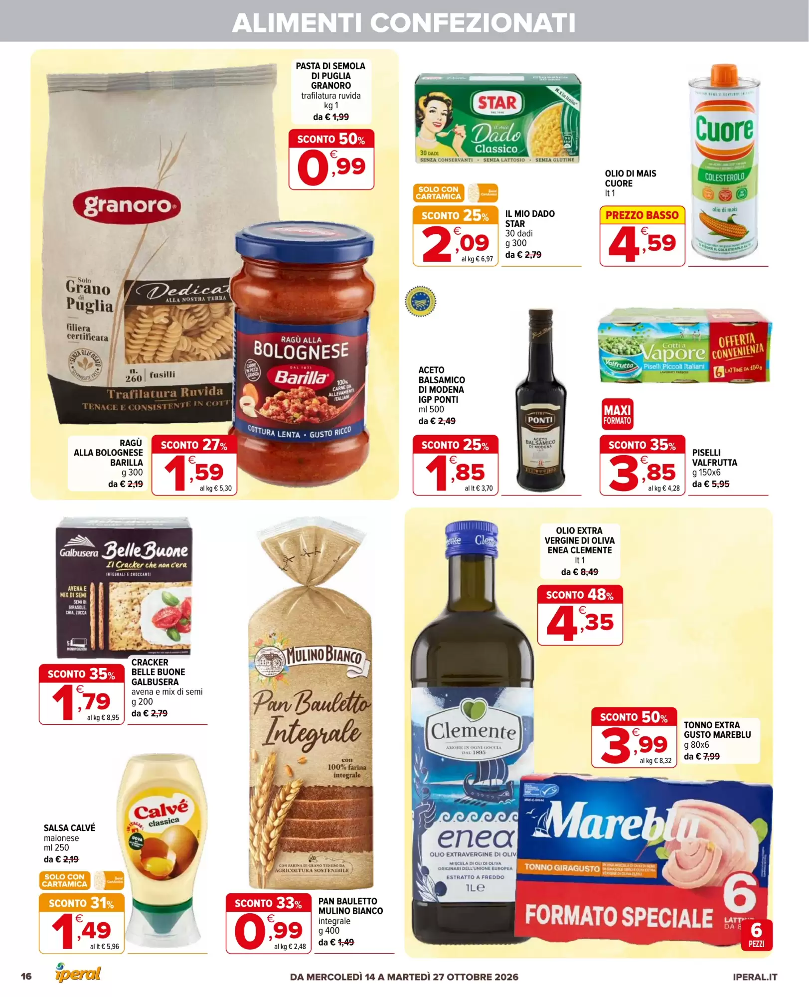 Volantino promozionale Iperal  valide dal 14/10/2026 - Pagina 16.