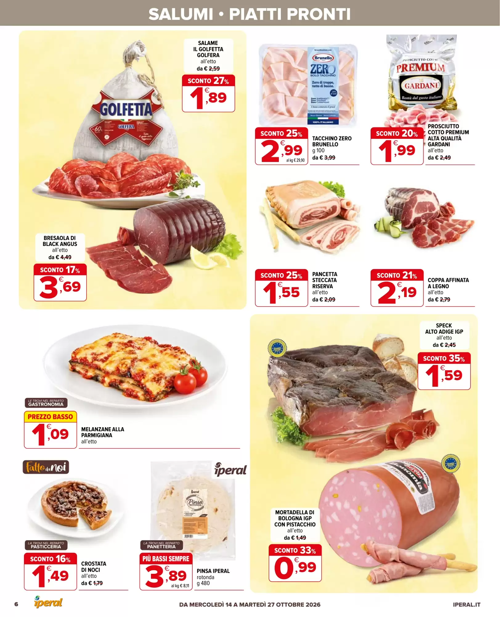 Volantino promozionale Iperal  valide dal 14/10/2026 - Pagina 6.