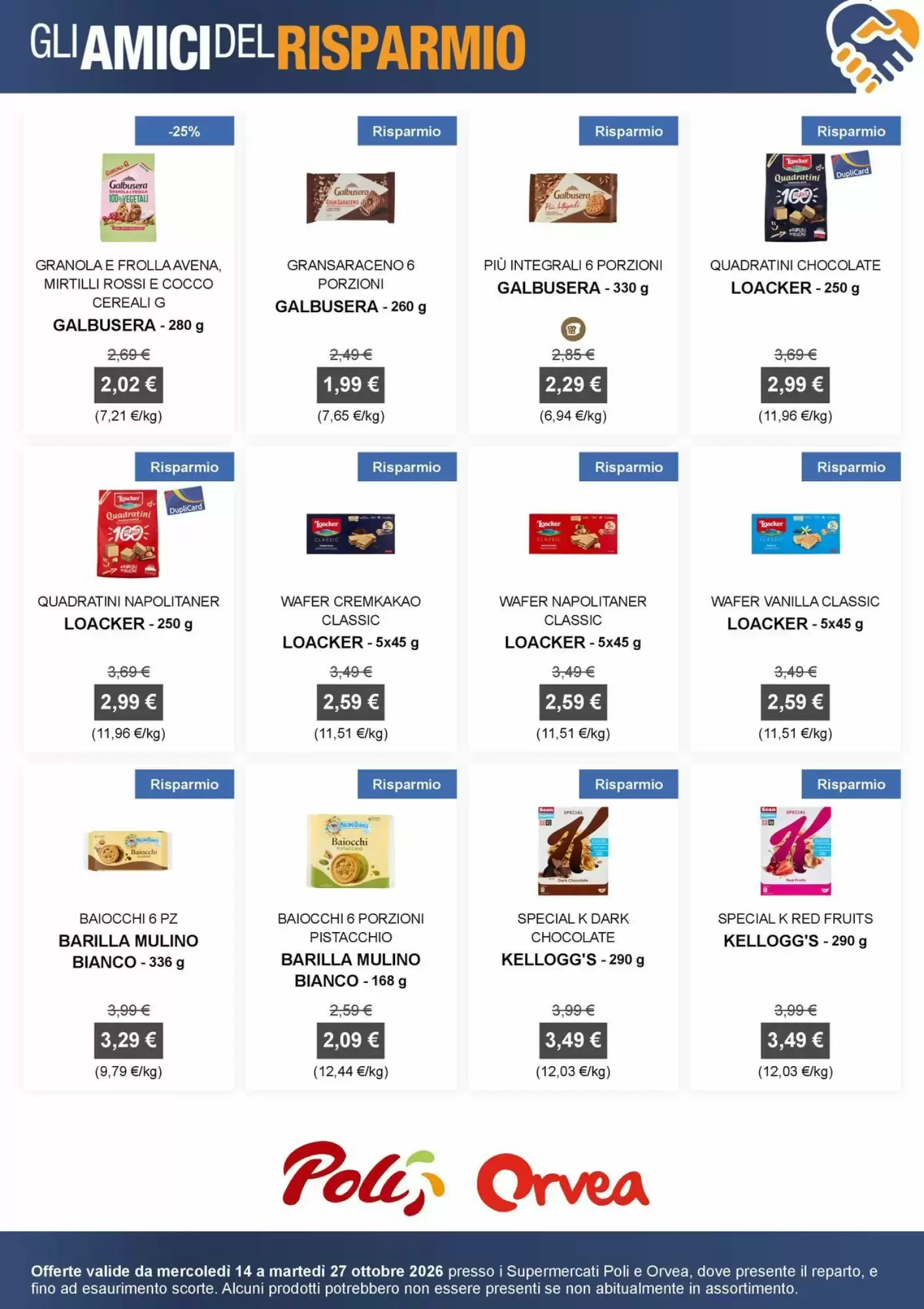 Volantino promozionale Poli  valide dal 14/10/2026 - Pagina 4.