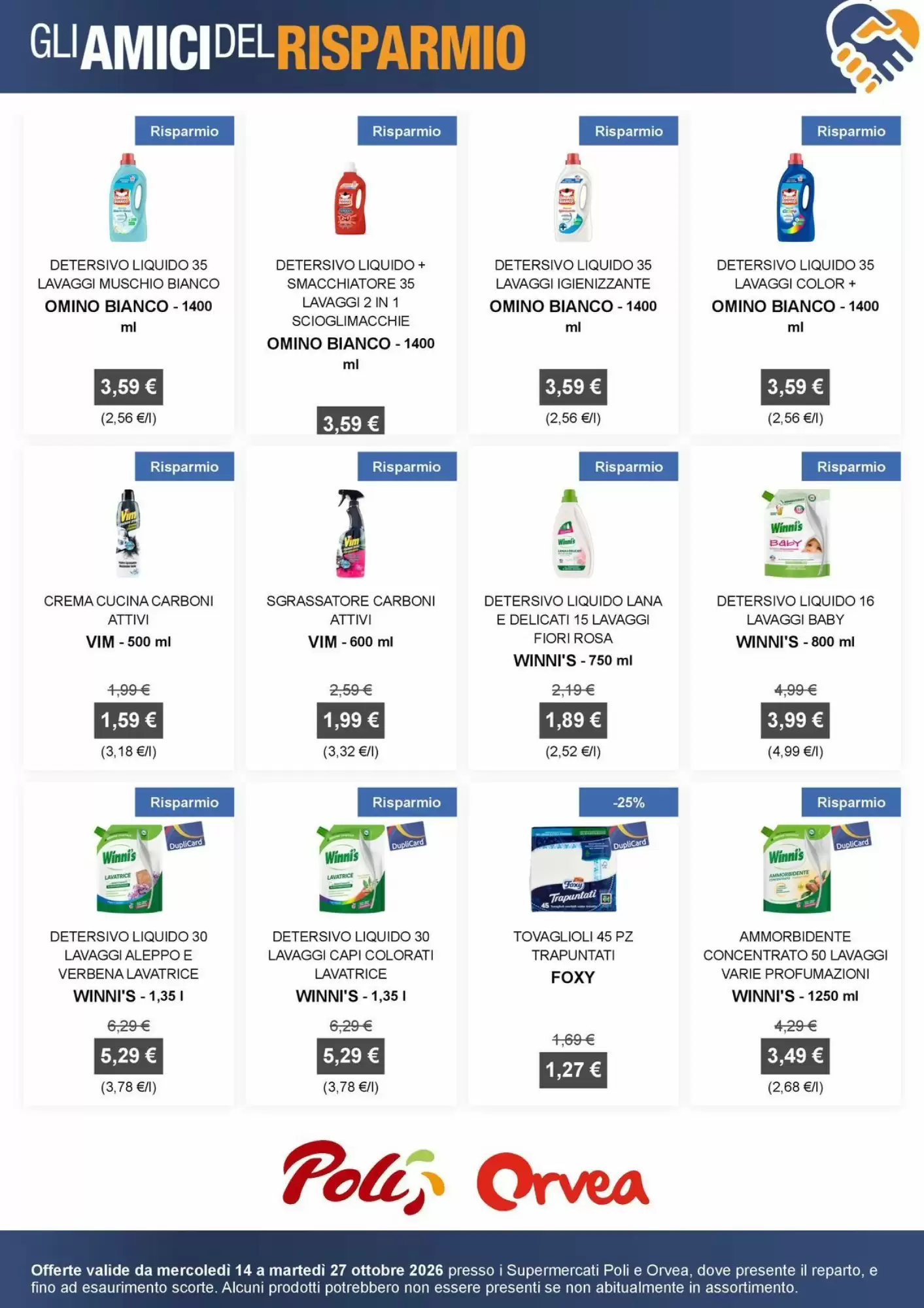 Volantino promozionale Poli  valide dal 14/10/2026 - Pagina 8.