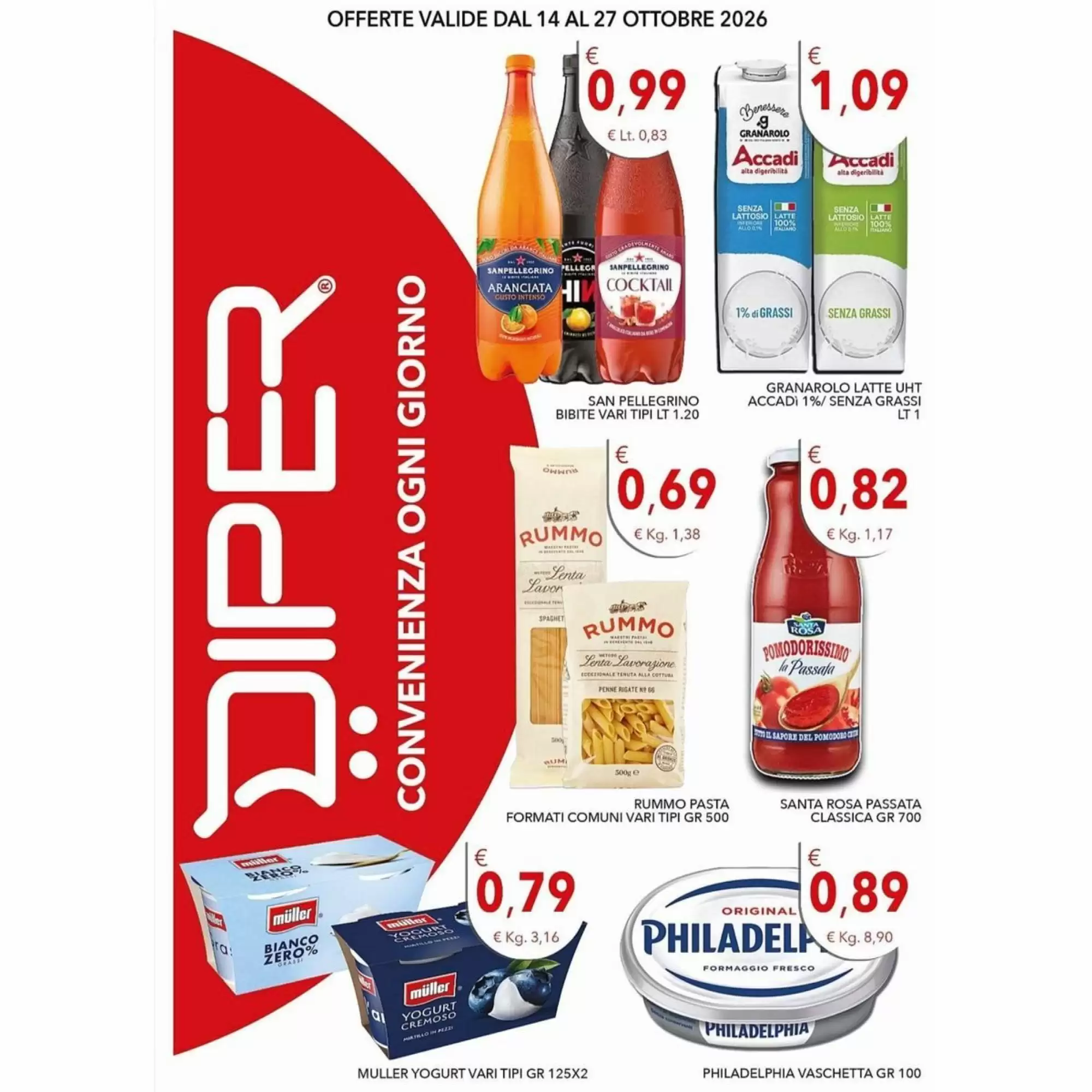 Volantino promozionale Diper valide dal 14/10/2026 - Pagina 1.