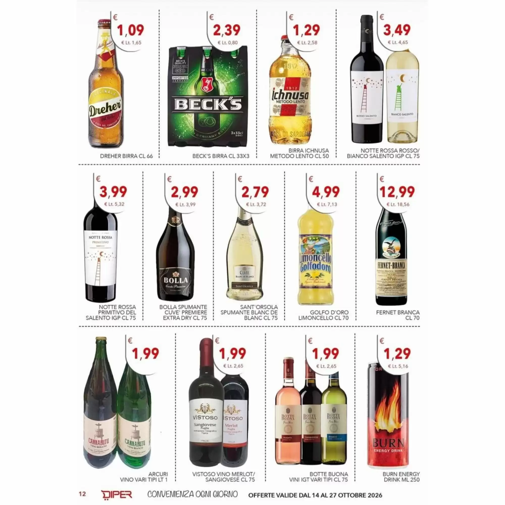 Volantino promozionale Diper  valide dal 14/10/2026 - Pagina 12.
