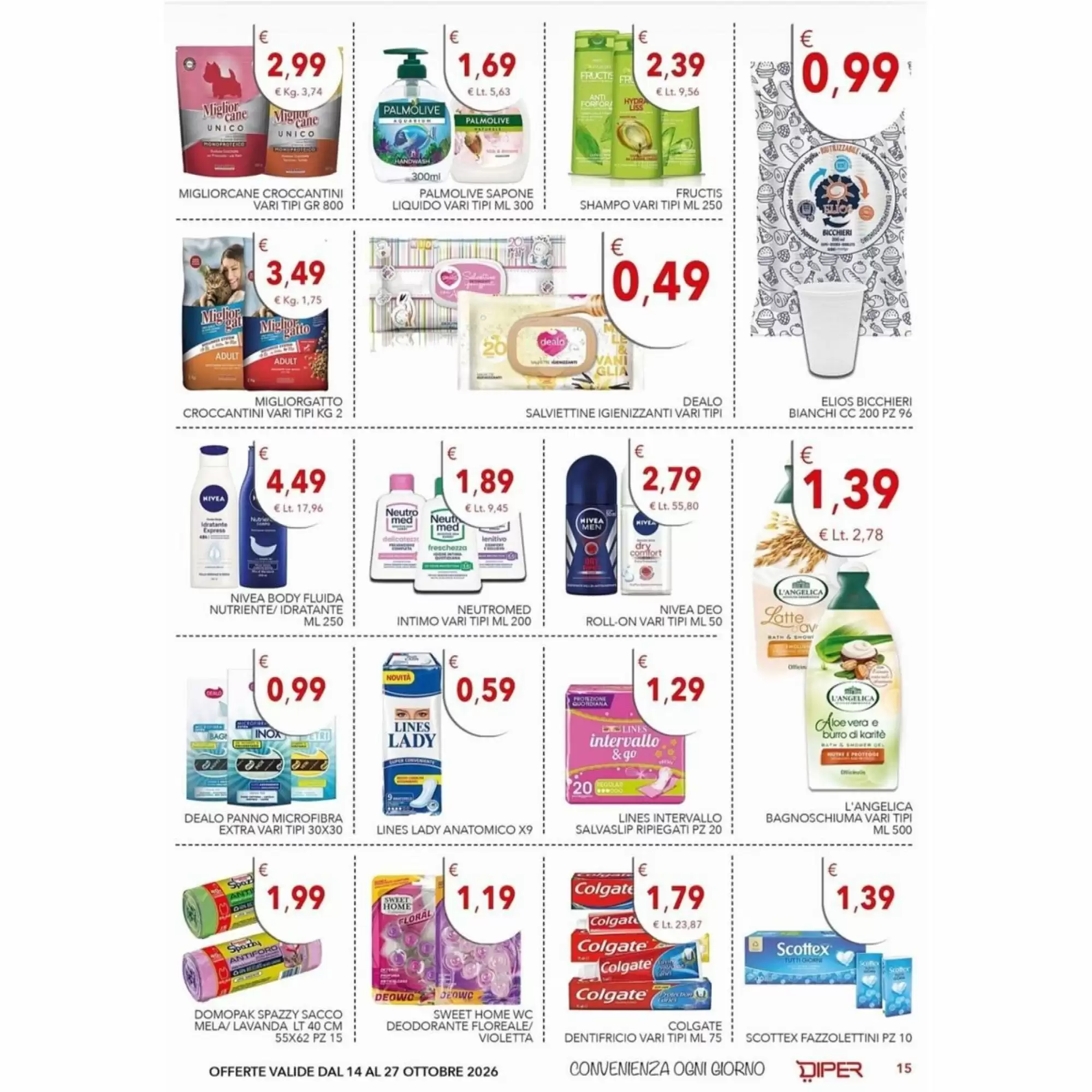 Volantino promozionale Diper  valide dal 14/10/2026 - Pagina 15.