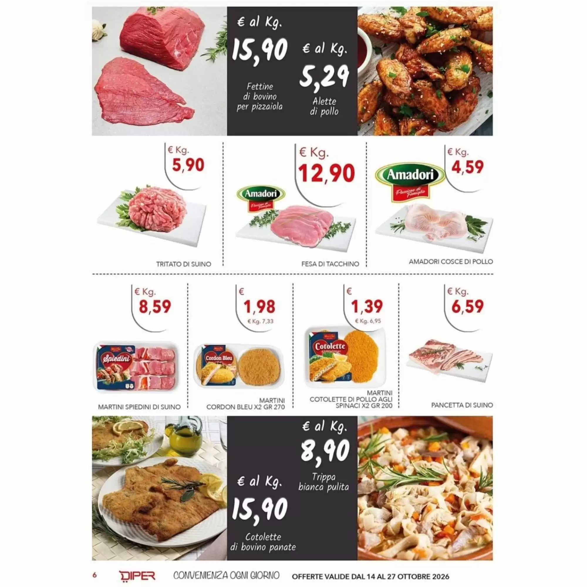 Volantino promozionale Diper  valide dal 14/10/2026 - Pagina 6.