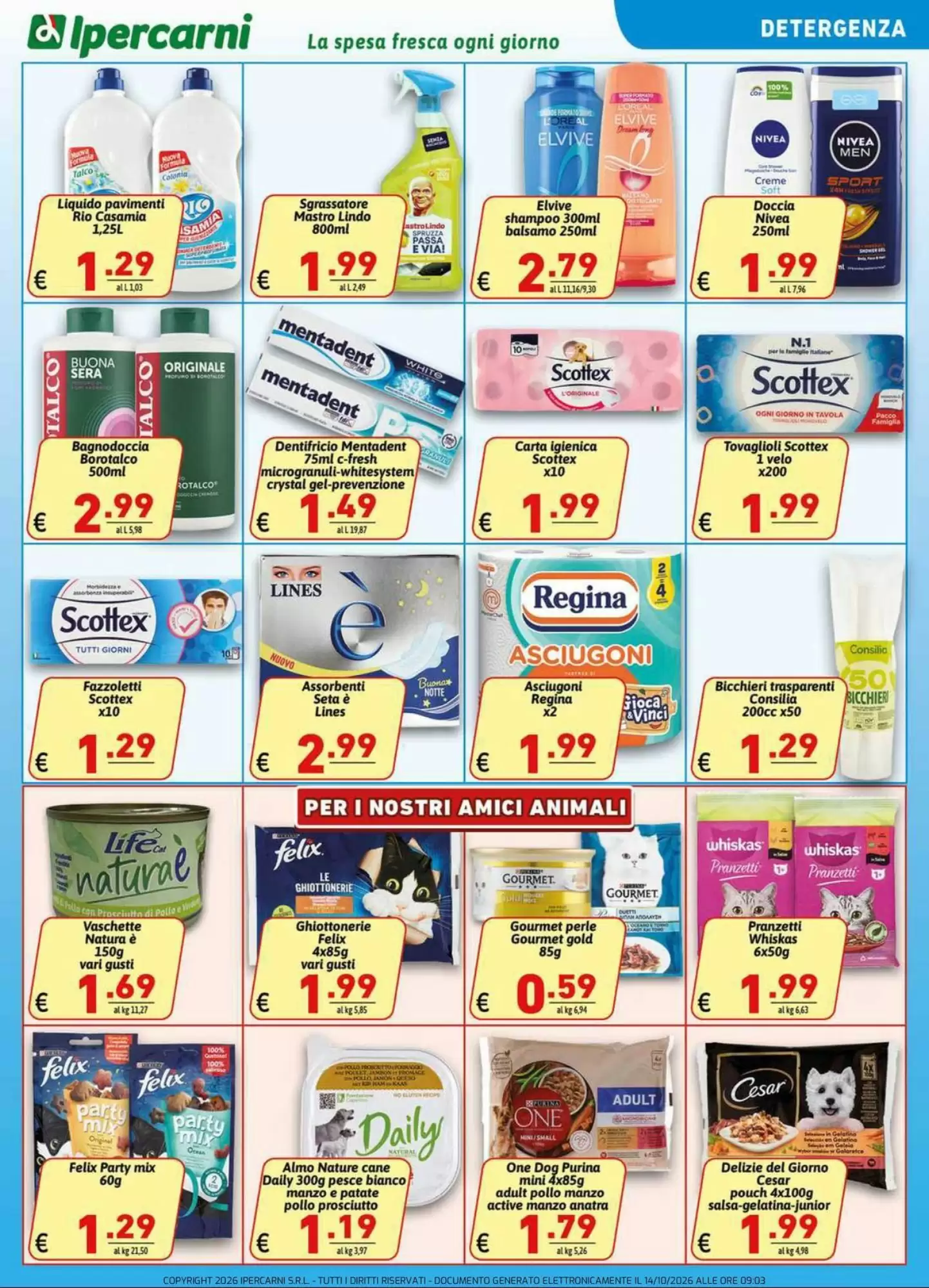 Volantino promozionale Ipercarni  valide dal 14/10/2026 - Pagina 15.