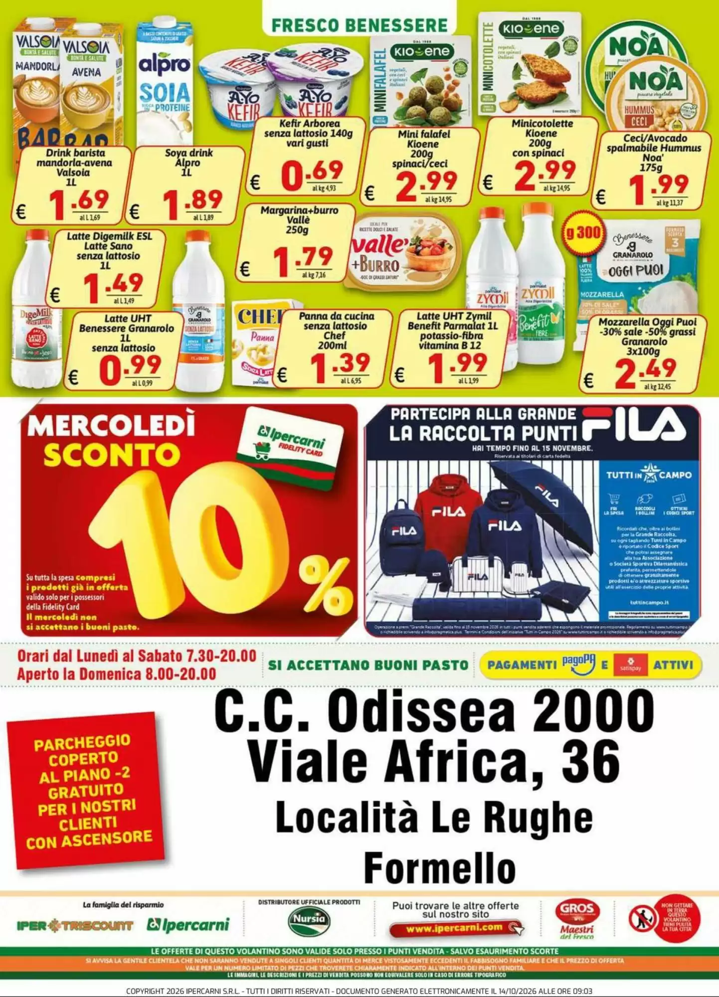 Volantino promozionale Ipercarni  valide dal 14/10/2026 - Pagina 16.
