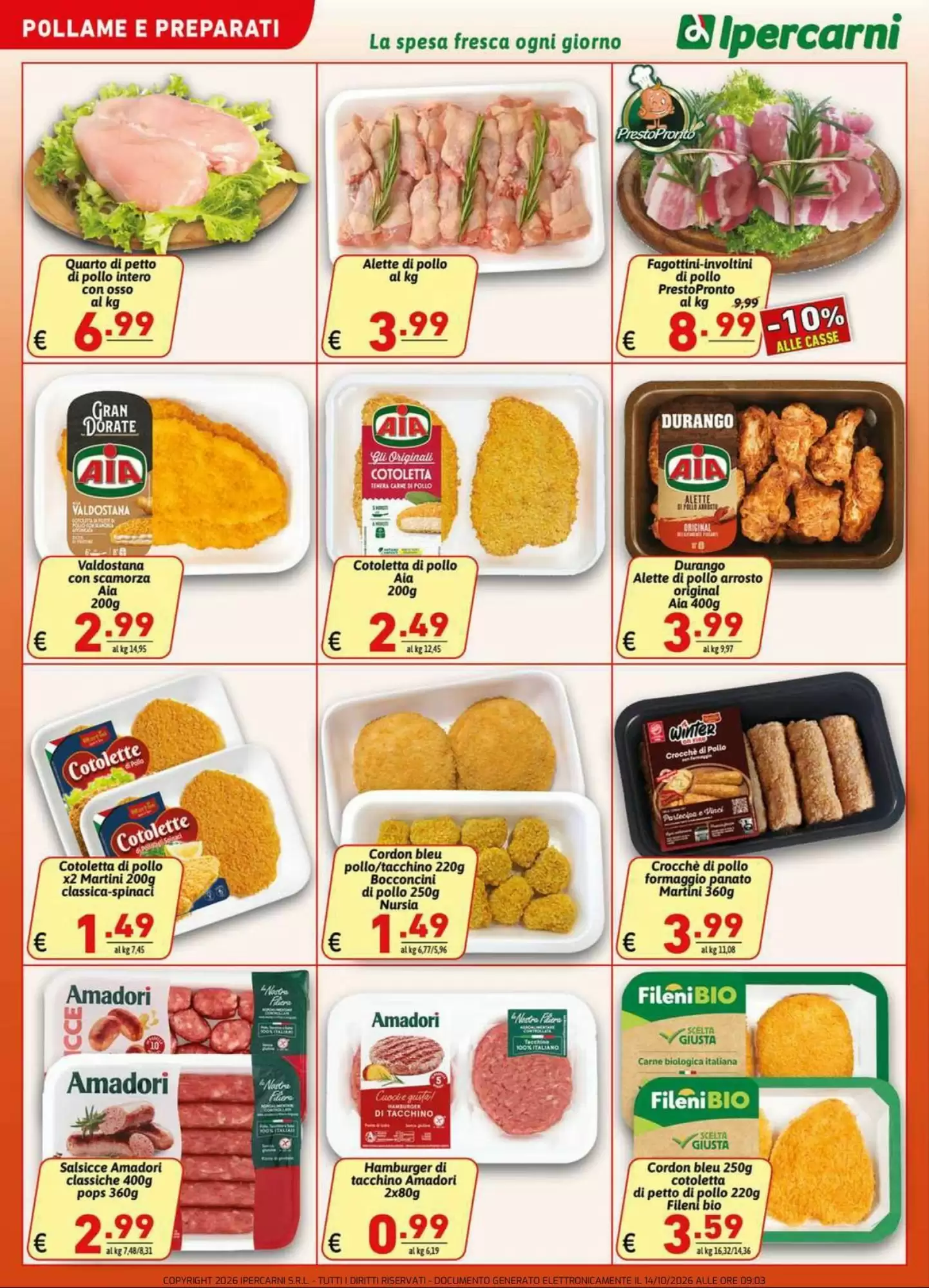 Volantino promozionale Ipercarni  valide dal 14/10/2026 - Pagina 4.