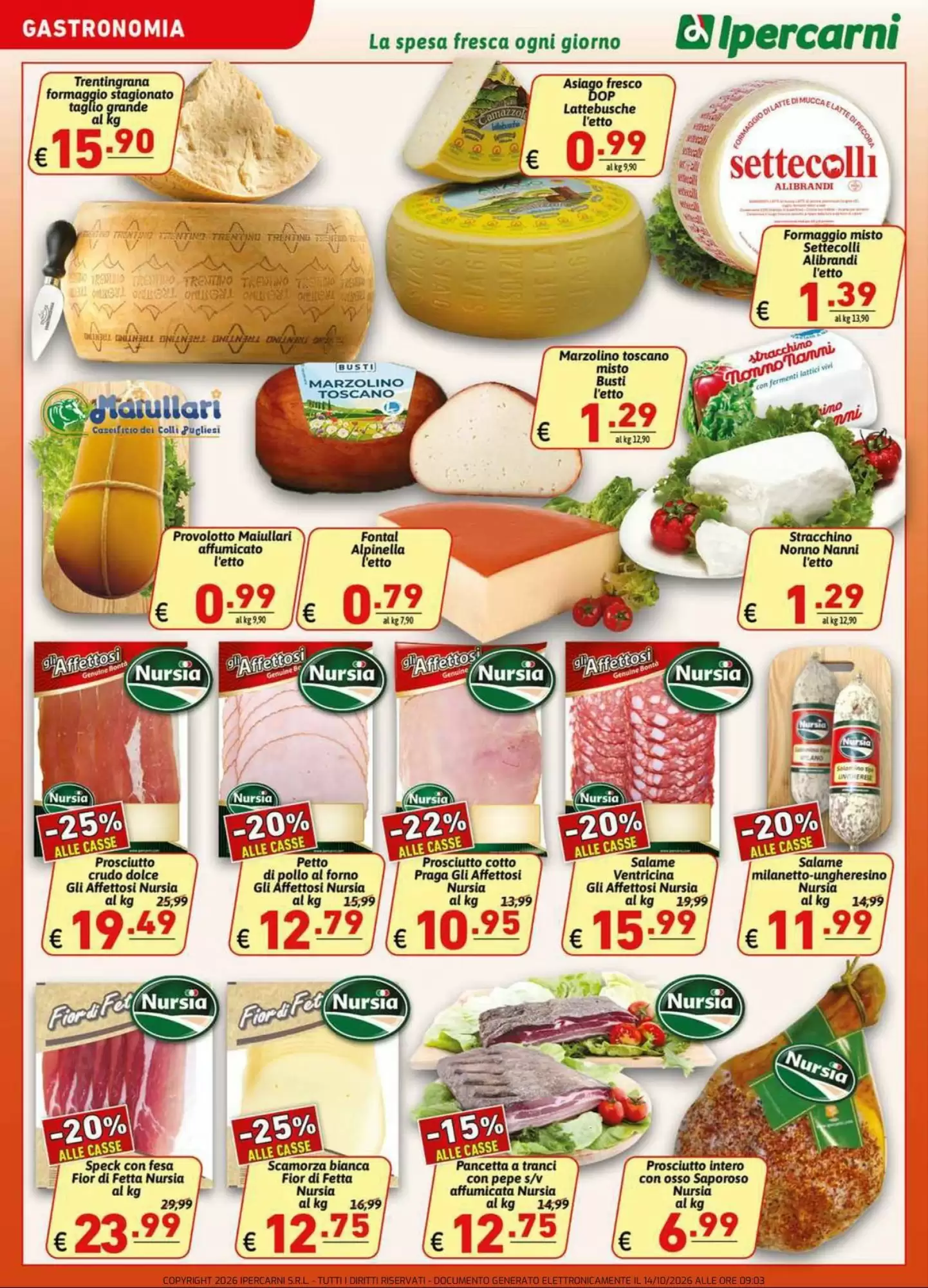 Volantino promozionale Ipercarni  valide dal 14/10/2026 - Pagina 6.