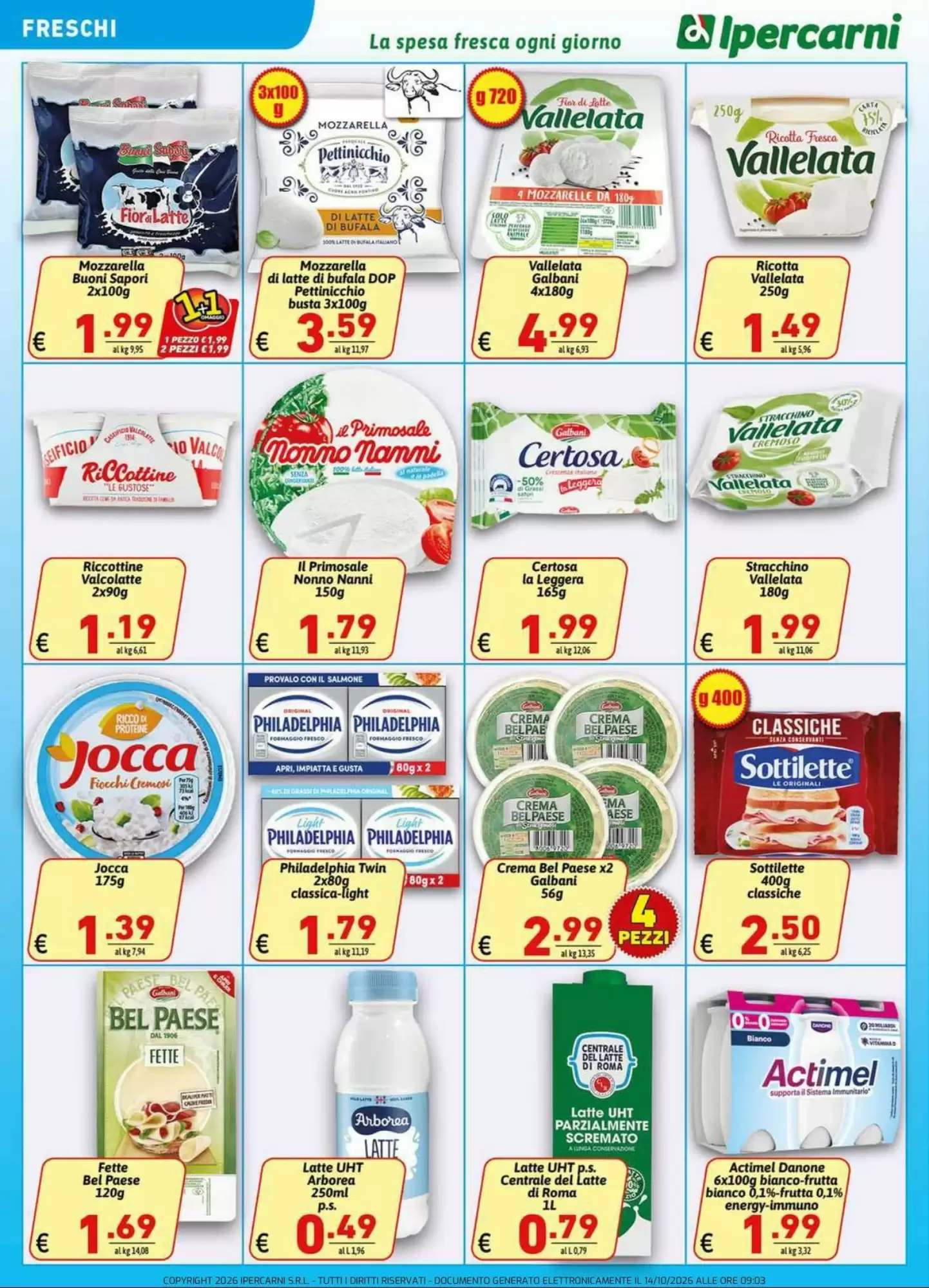 Volantino promozionale Ipercarni  valide dal 14/10/2026 - Pagina 8.