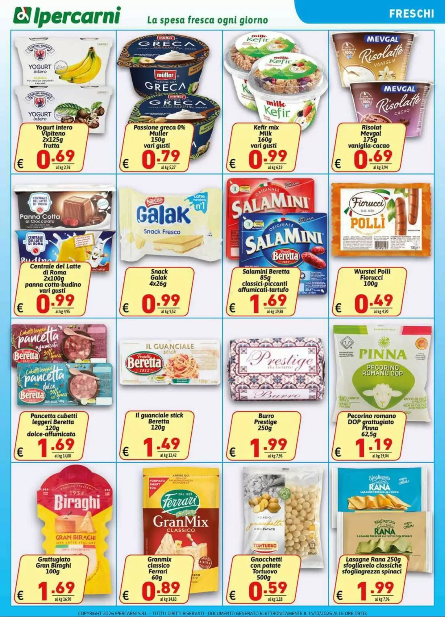 Volantino promozionale Ipercarni  valide dal 14/10/2026 - Pagina 9.